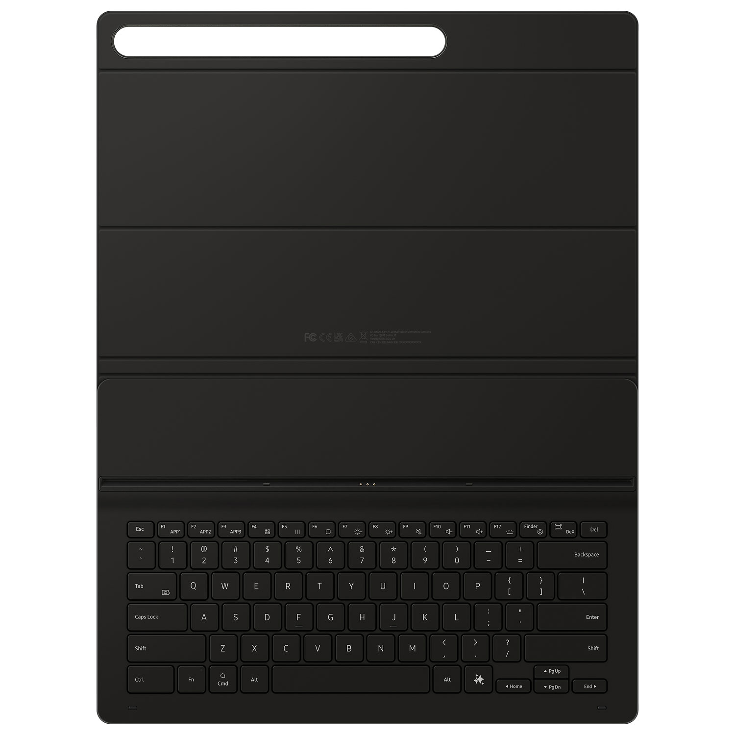 Étui-clavier mince de Samsung pour Galaxy Tab S10 Ultra/S9 Ultra - Noir