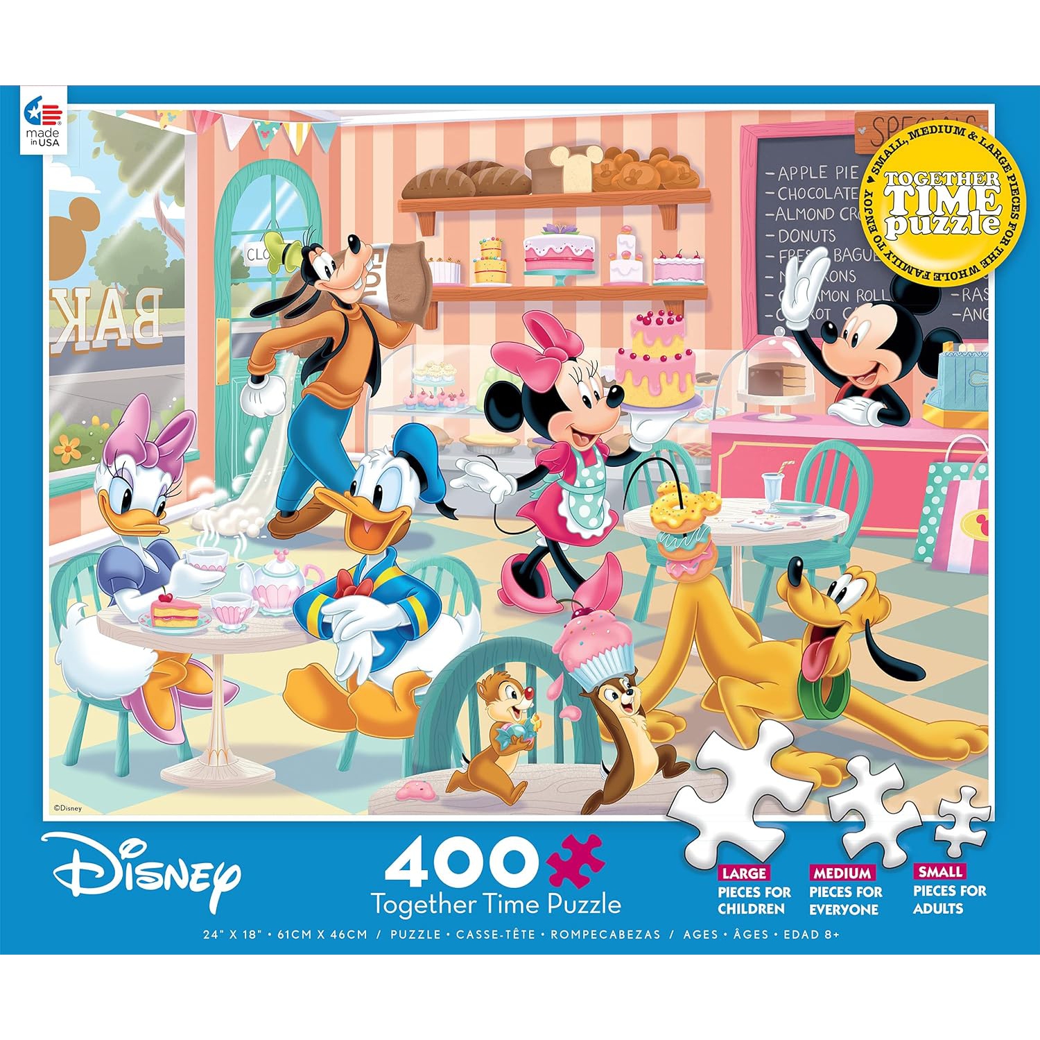 Ceaco - Disney - Bakery - 400 Piece Together Time Interlocking Jigsaw Puzzle