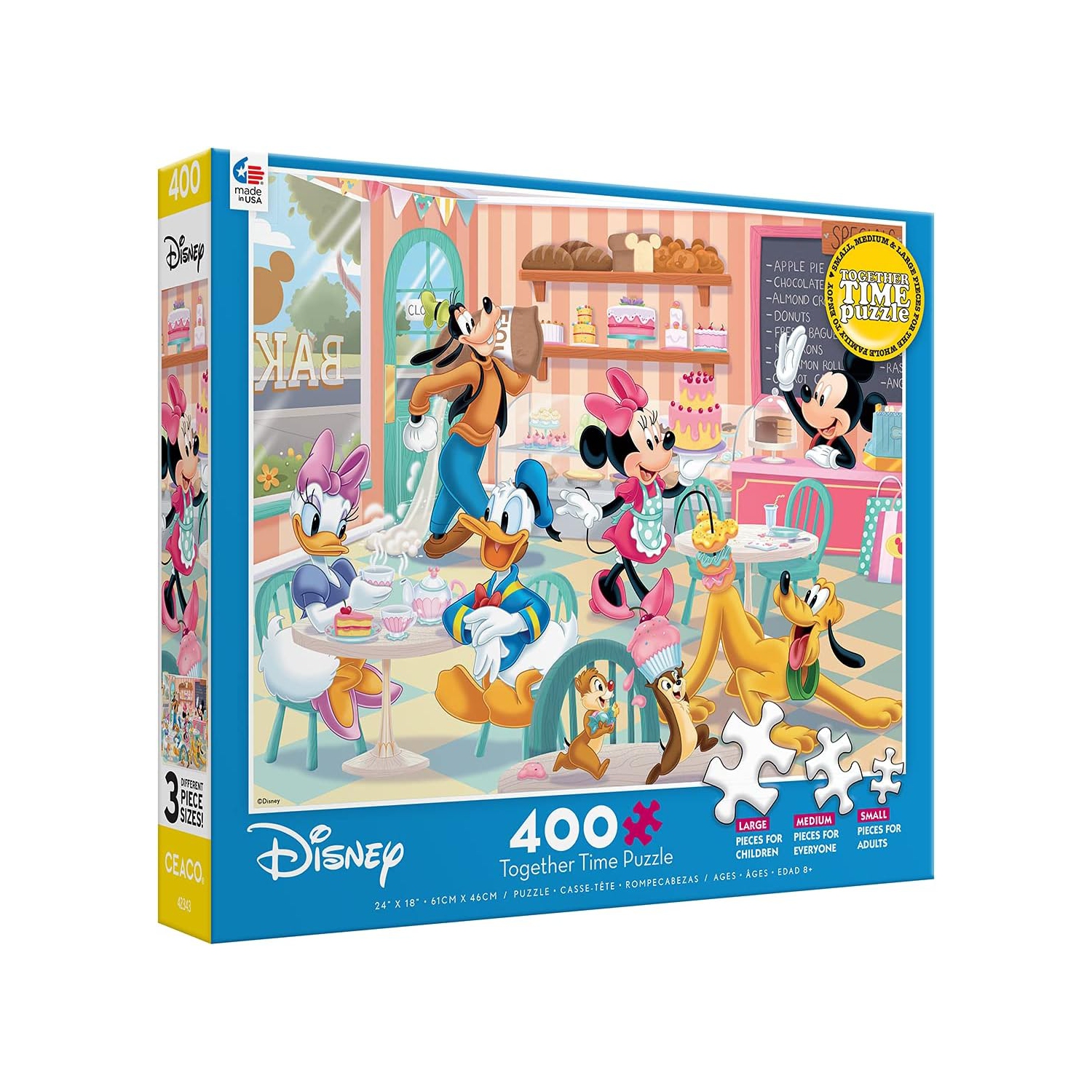 Ceaco - Disney - Bakery - 400 Piece Together Time Interlocking Jigsaw Puzzle