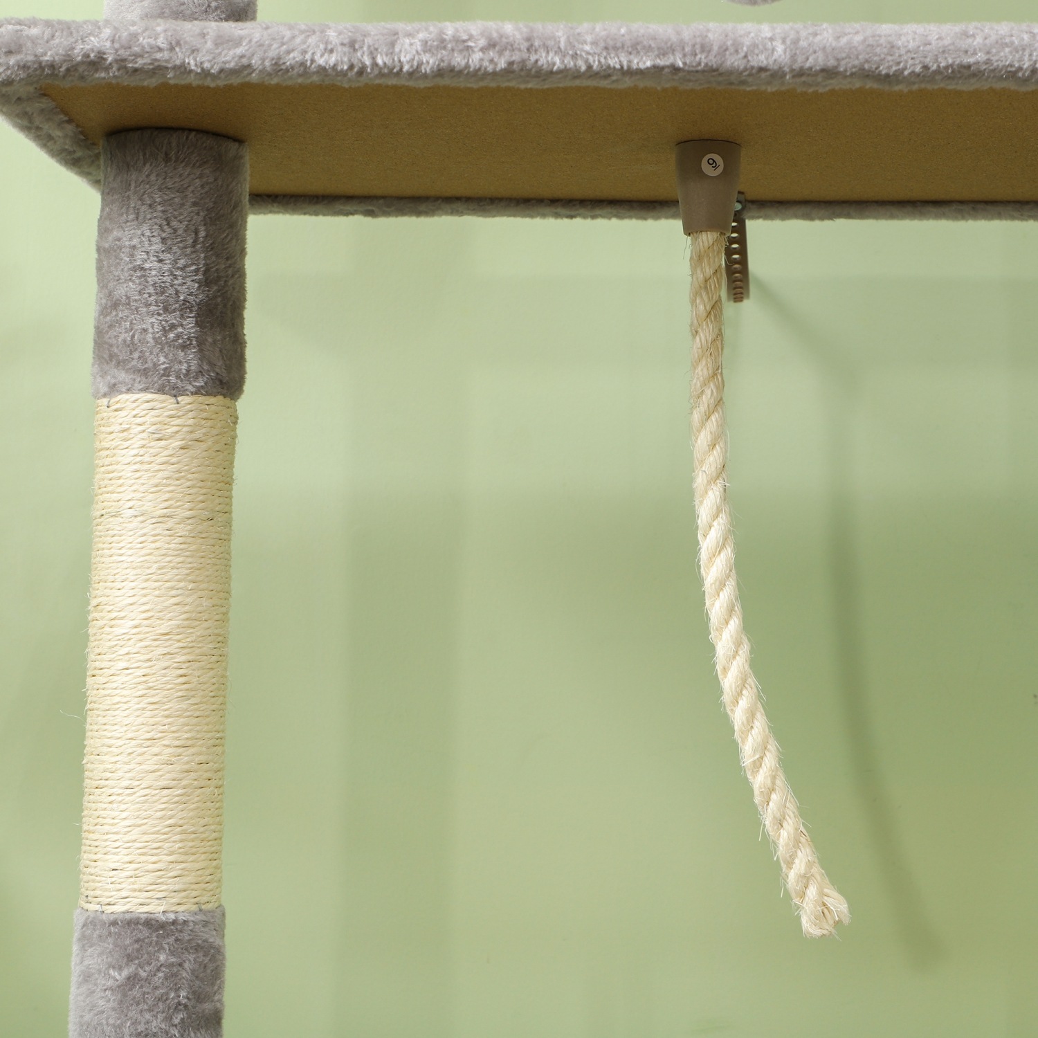 PawHut 53" Cat Tree, Multi-Level Cat Tower for Indoor Cats with Sisal Scratching Posts, Cat Condo, Beds, Platforms, Ramp, Toy Balls, Cat Activity