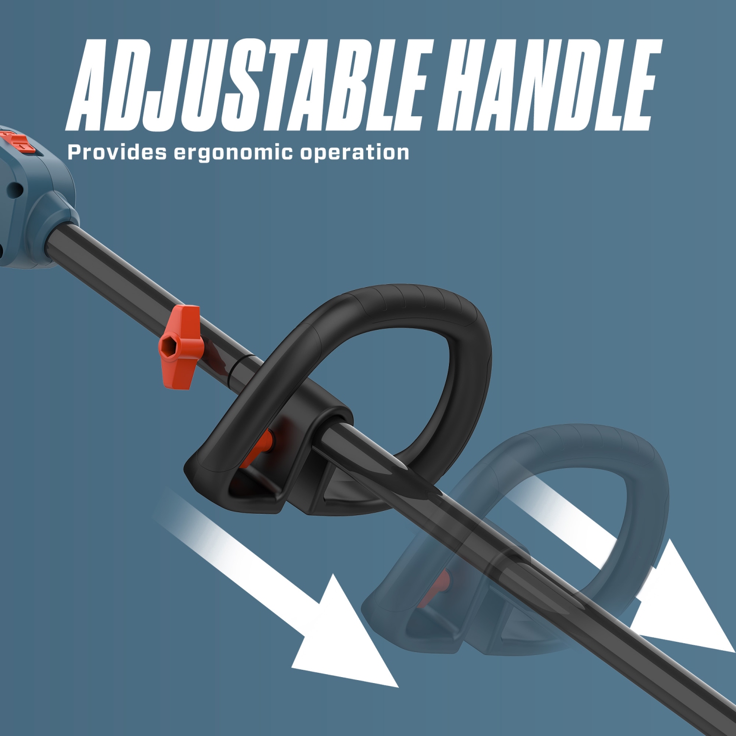 Pelle à neige sans fil 40 V Max* de 13&nbsp;po à batterie simple de SENIX, profondeur de dégagement de 6&nbsp;po, distance de projection maximale