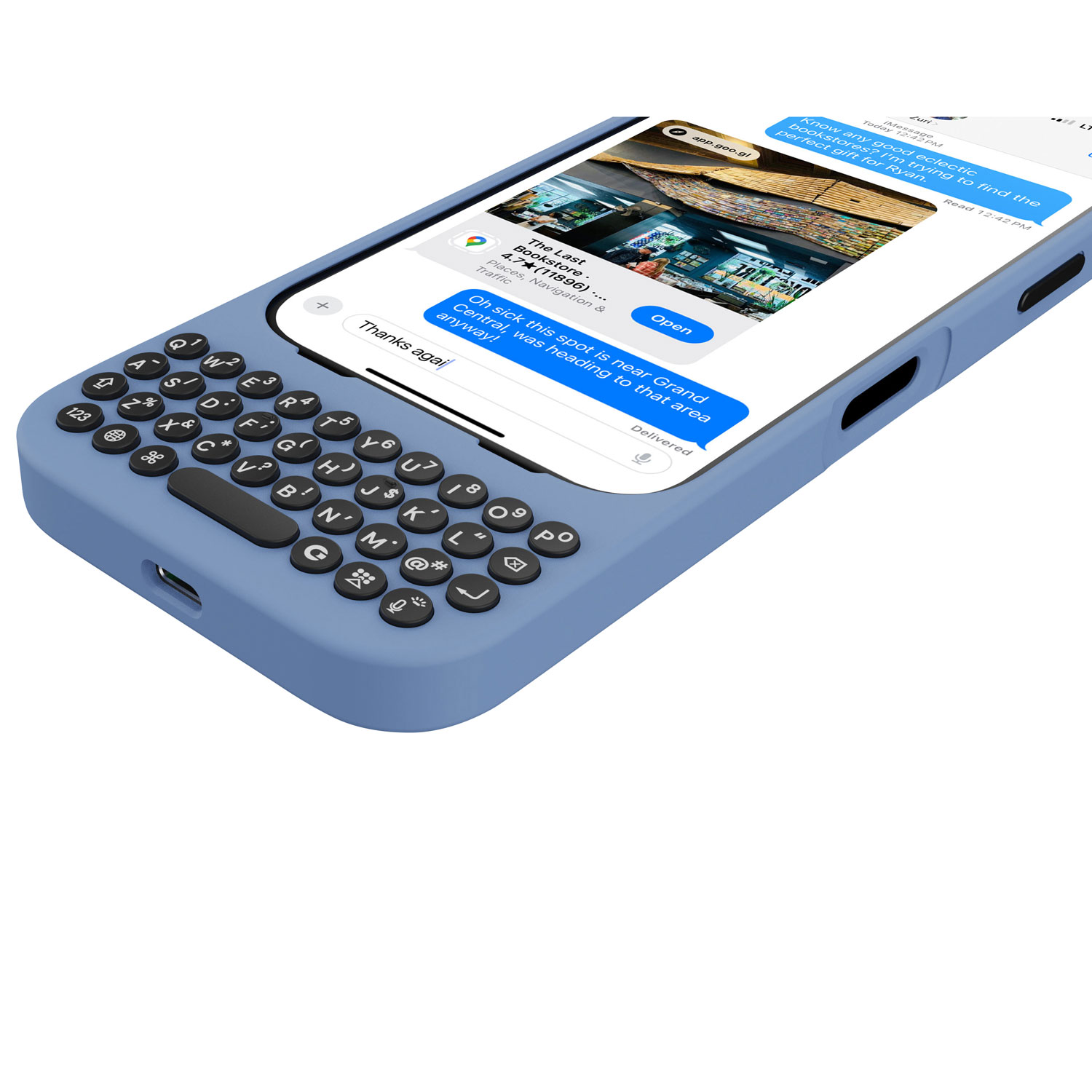 Clicks Keyboard Case for iPhone 16 Pro Max - Surf | Best Buy