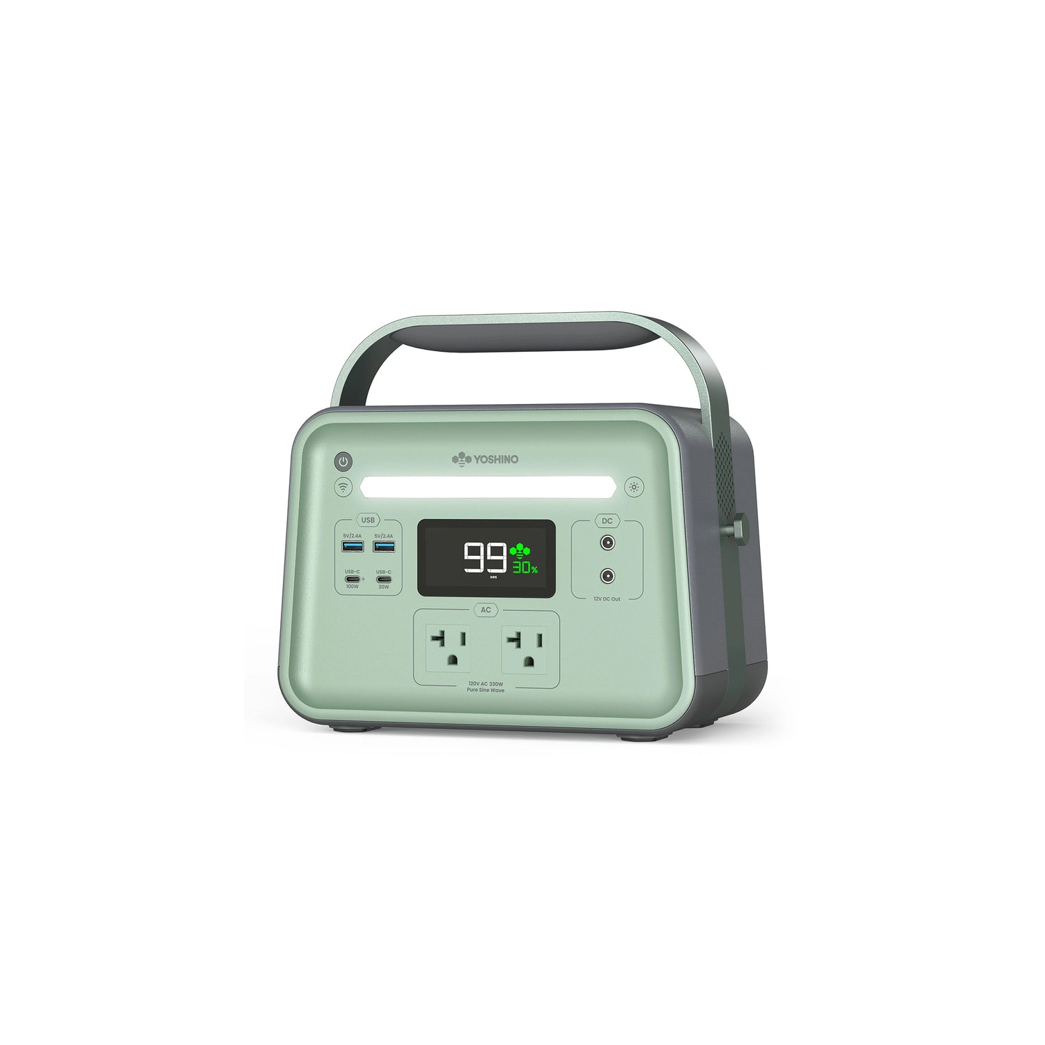 Yoshino – Station d’alimentation portative SST B330, capacité 241&nbsp;Wh et sortie 330&nbsp;W