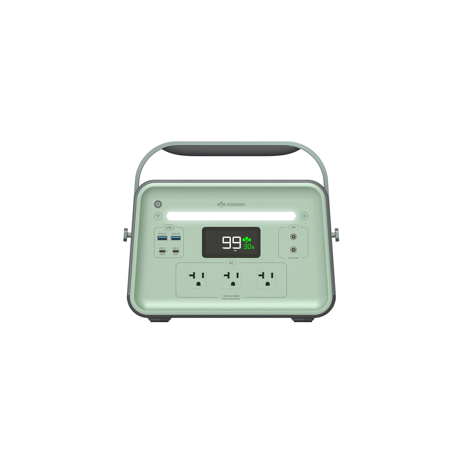 Yoshino B660 SST Portable Power Station - 602Wh Capacity & 660W Output