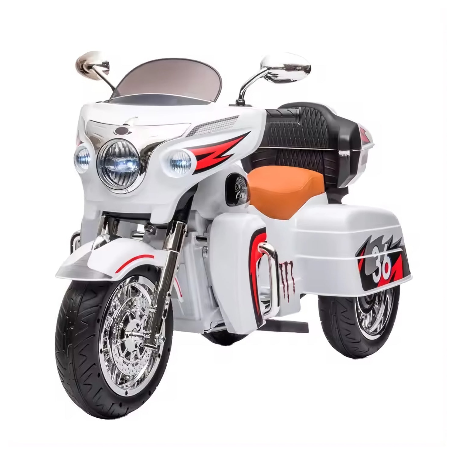 2024 12V 3 Wheel Electric NEL R1800 Kids Ride On Motorcycle