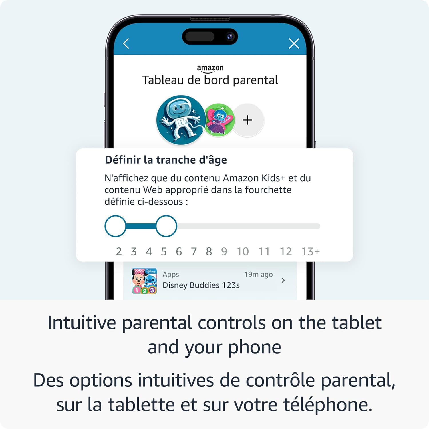 Tablette 8 po 32 Go FireOS Fire HD 8 Kids d'Amazon avec étui à l'épreuve des enfants - Bleu