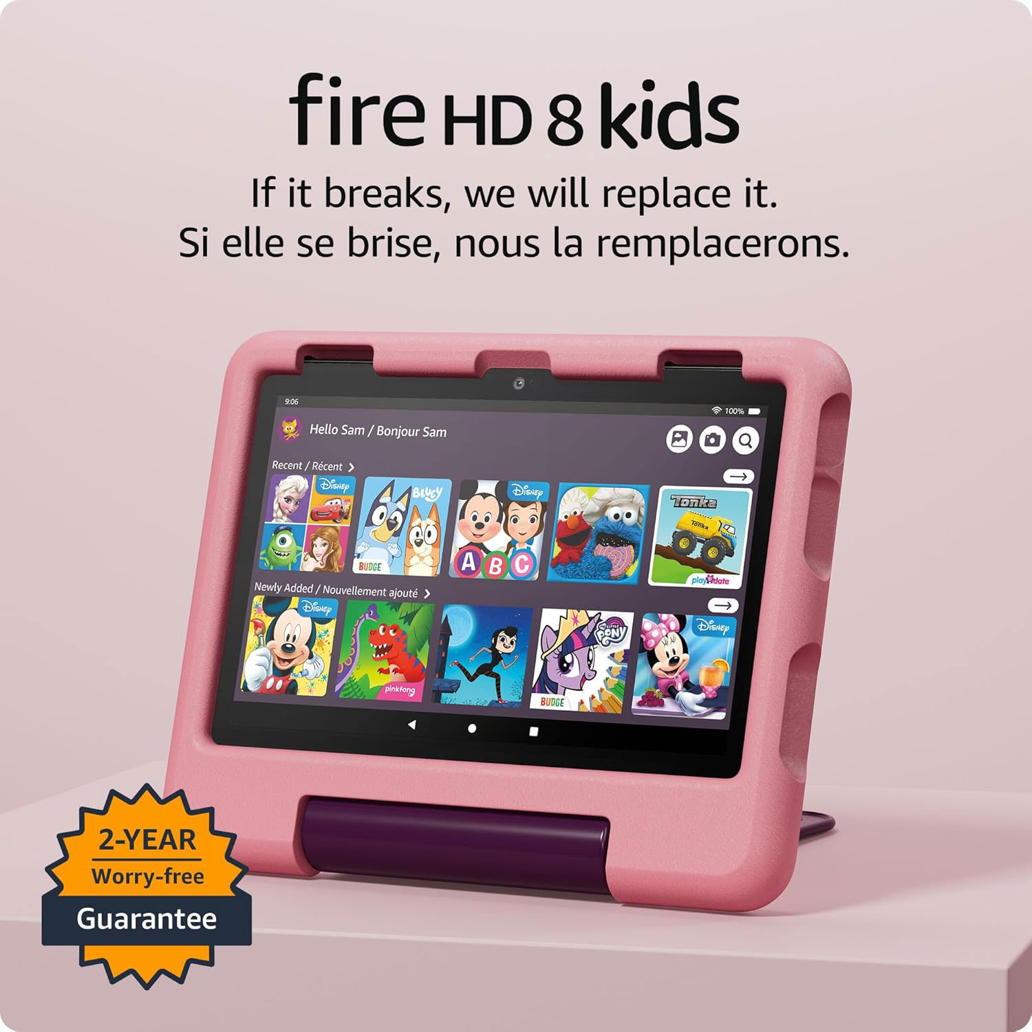 Amazon Fire HD 8 Kids 8" 32GB FireOS Tablet with Kid-Proof Case - Disney Princess
