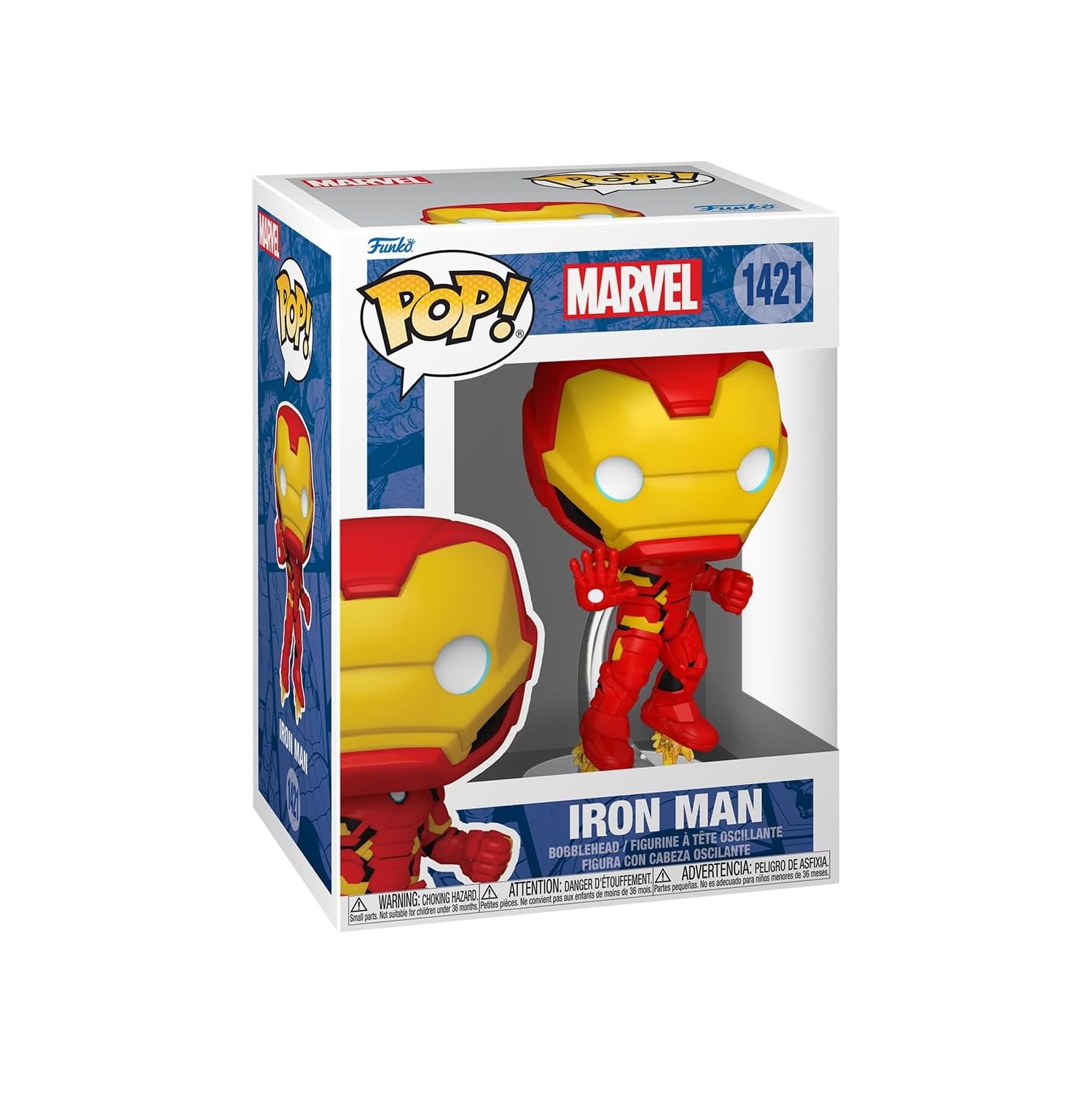 Pop Marvel Iron Man 3.75 Inch Action Figure - Iron Man #1421