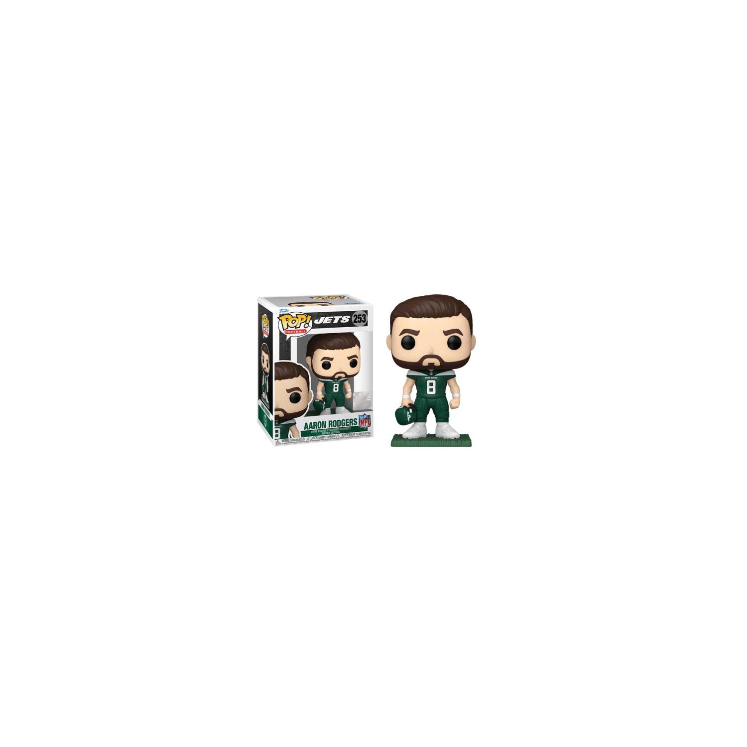 Pop Sports – figurine d’action de football NFL 3,75 po – Aaron Rodgers no 253