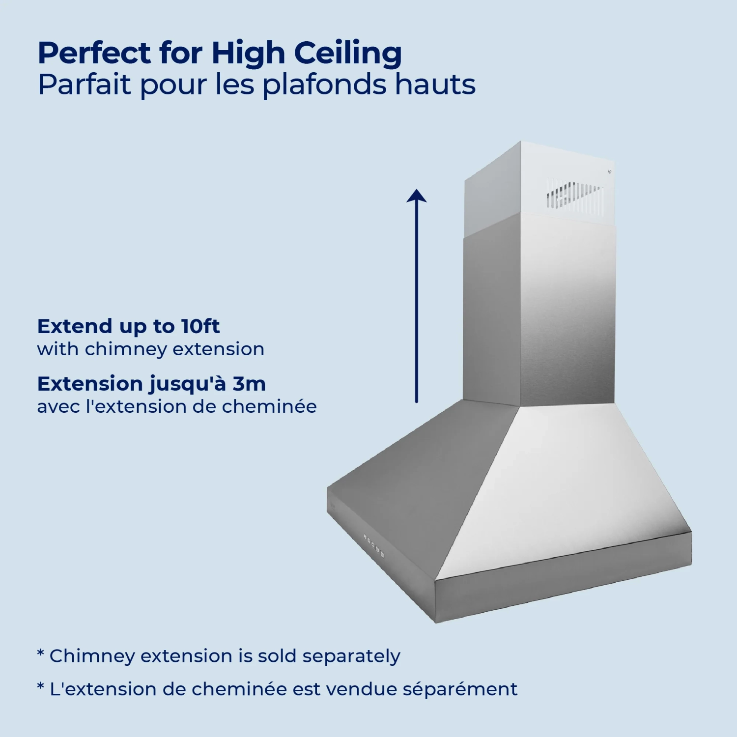 Hauslane&nbsp;| Pro 30-in Convertible Matte Black Wall-Mounted Range Hood