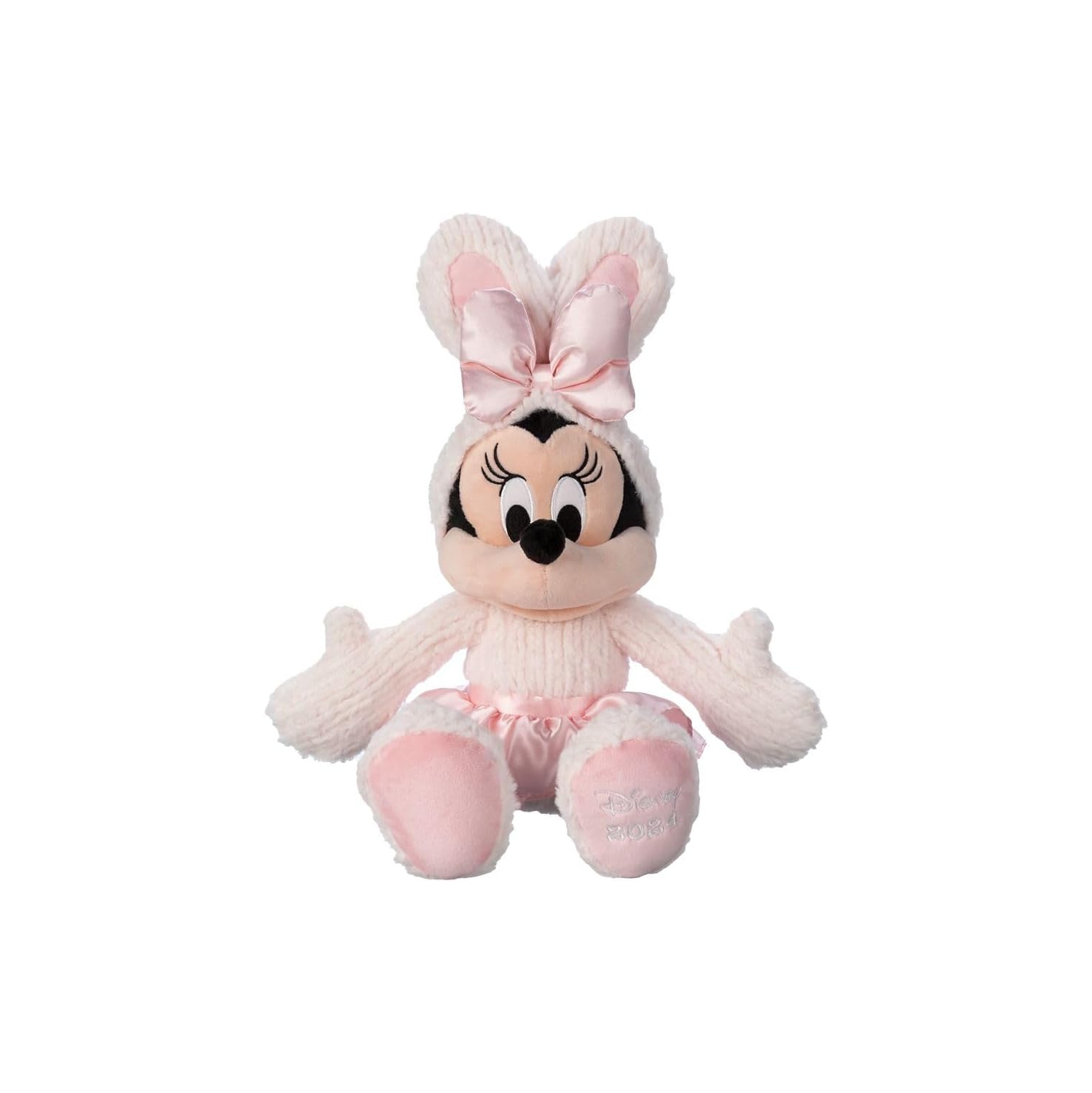 Lapin de Pâques en peluche Minnie Mouse de Disney – moyen 18 po