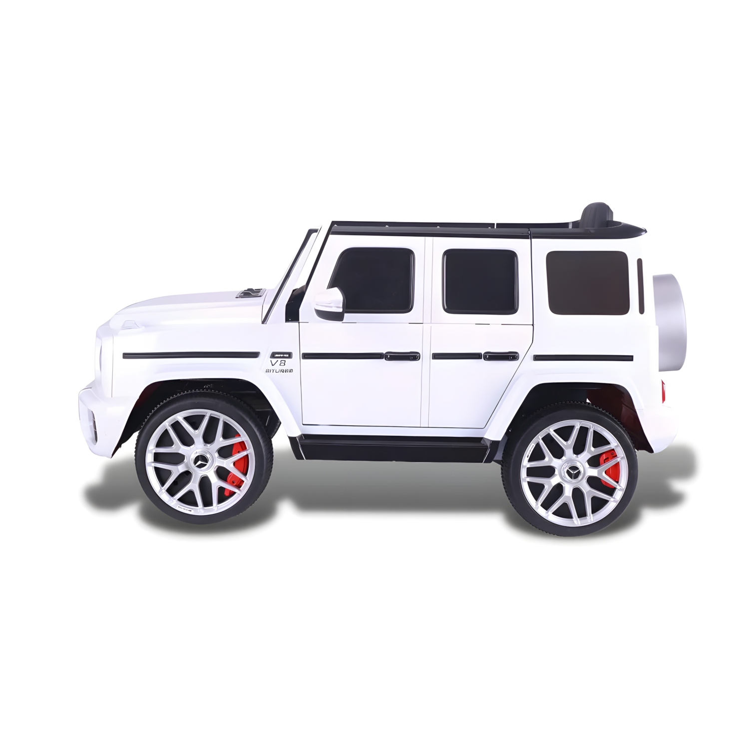 Zoom Buggeez Licensed Mercedes-Benz AMG G63 S306 12V Kids Ride On Car G Wagon - White