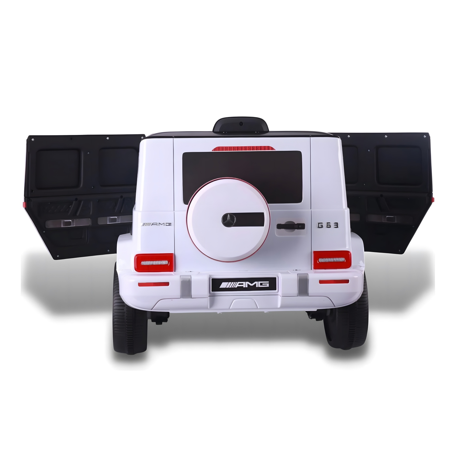 Zoom Buggeez Licensed Mercedes-Benz AMG G63 S306 12V Kids Ride On Car G Wagon - White