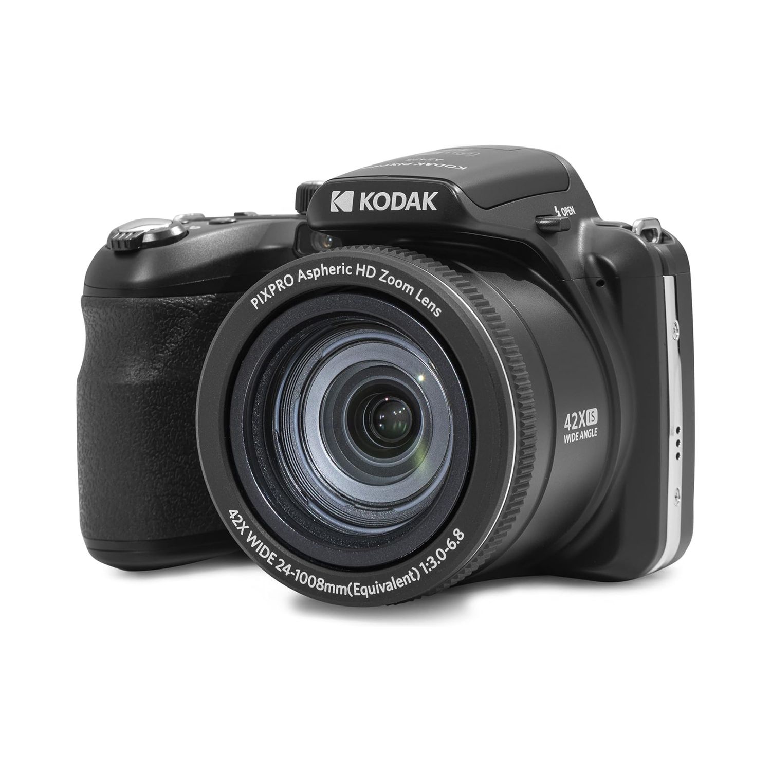 KODAK PIXPRO AZ425-BK 20MP Digital Camera 42X Optical Zoom 24mm Wide Angle Lens 1080P Full HD Video 3" LCD Vlogging Camera Plus a Bonus Microfiber