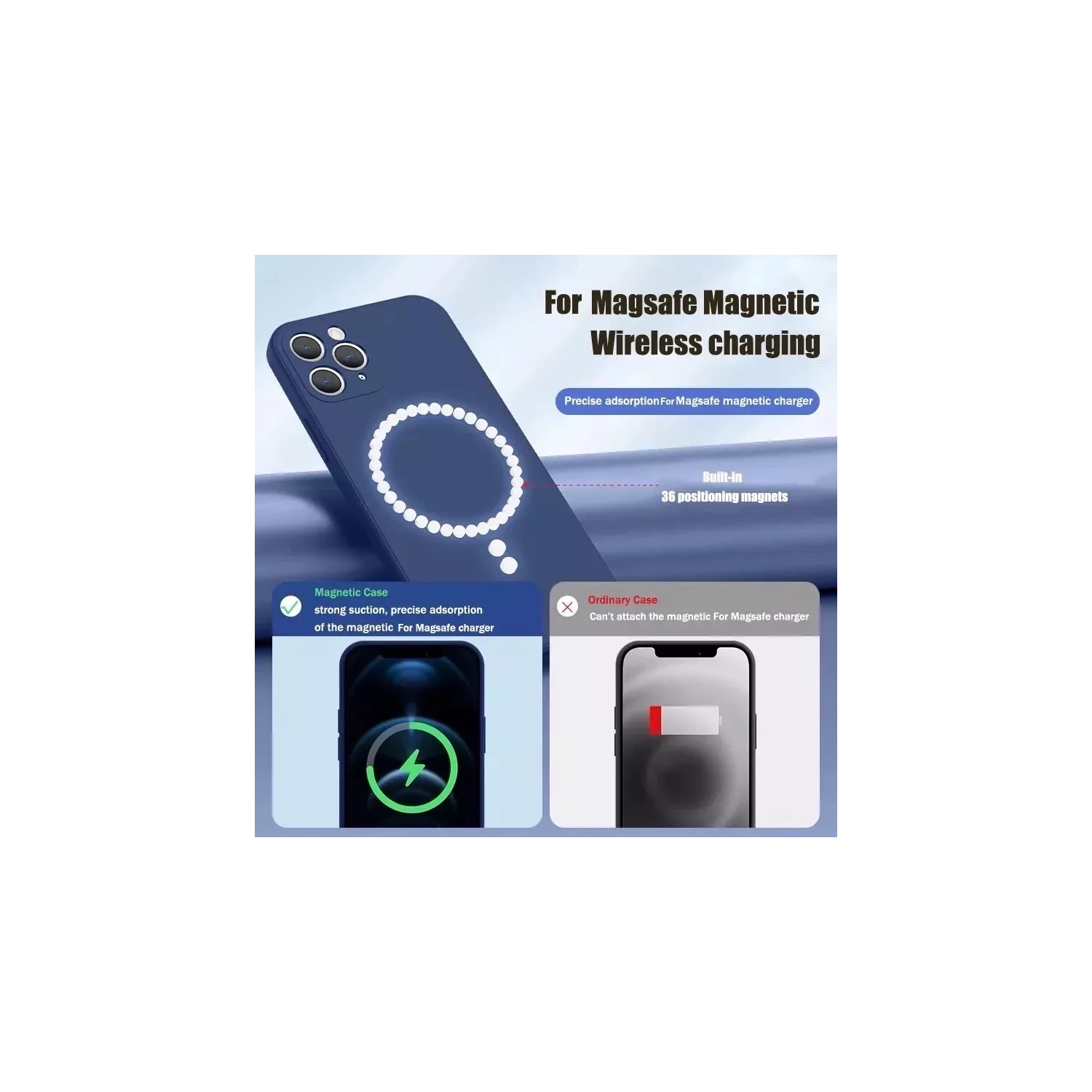 For Apple iPhone 16 Pro MagSafe Magnetic Case with HaloLock Shockproof Protective Silicone Cover - Pink