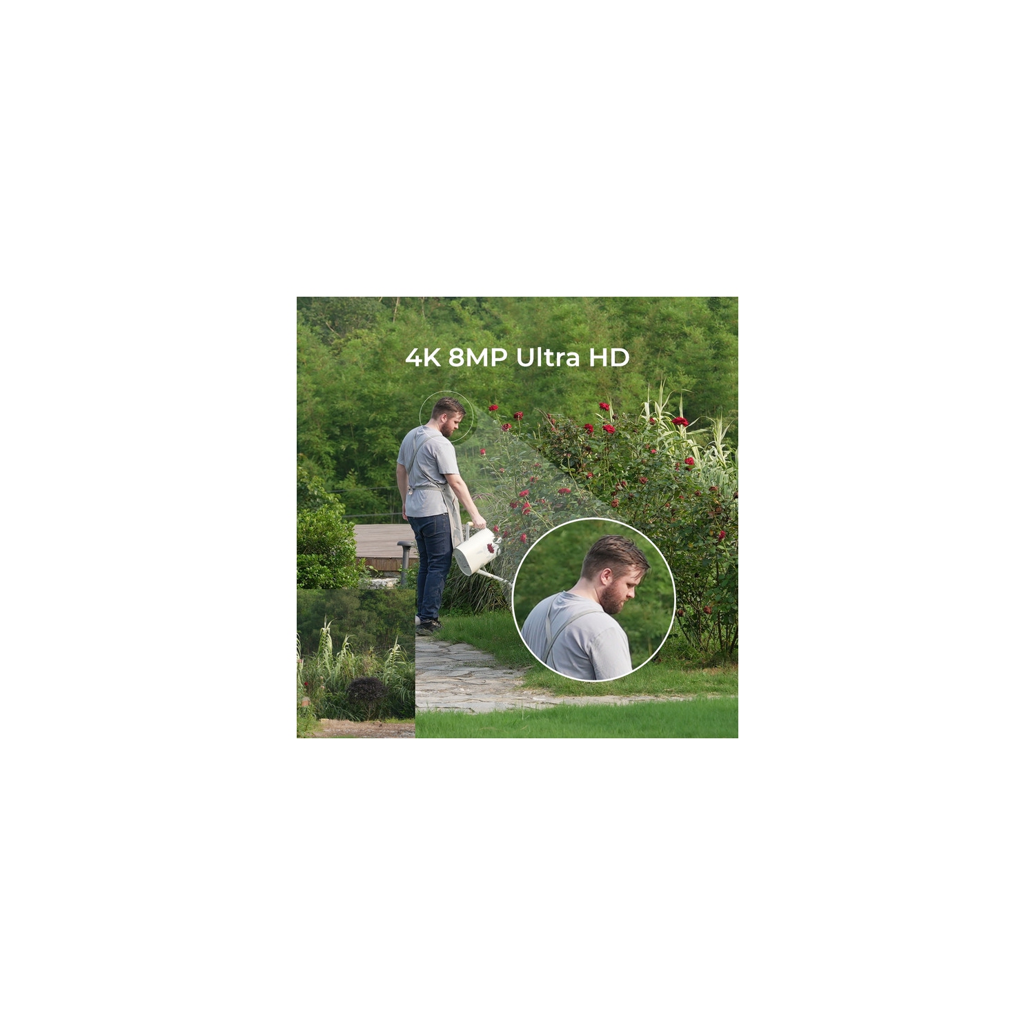 Caméra de surveillance PoE extérieure E1 Outdoor SE de Reolink - 8&nbsp;Mpx 4K avec suivi automatique à 360°, couverture à 360°, vision nocturne