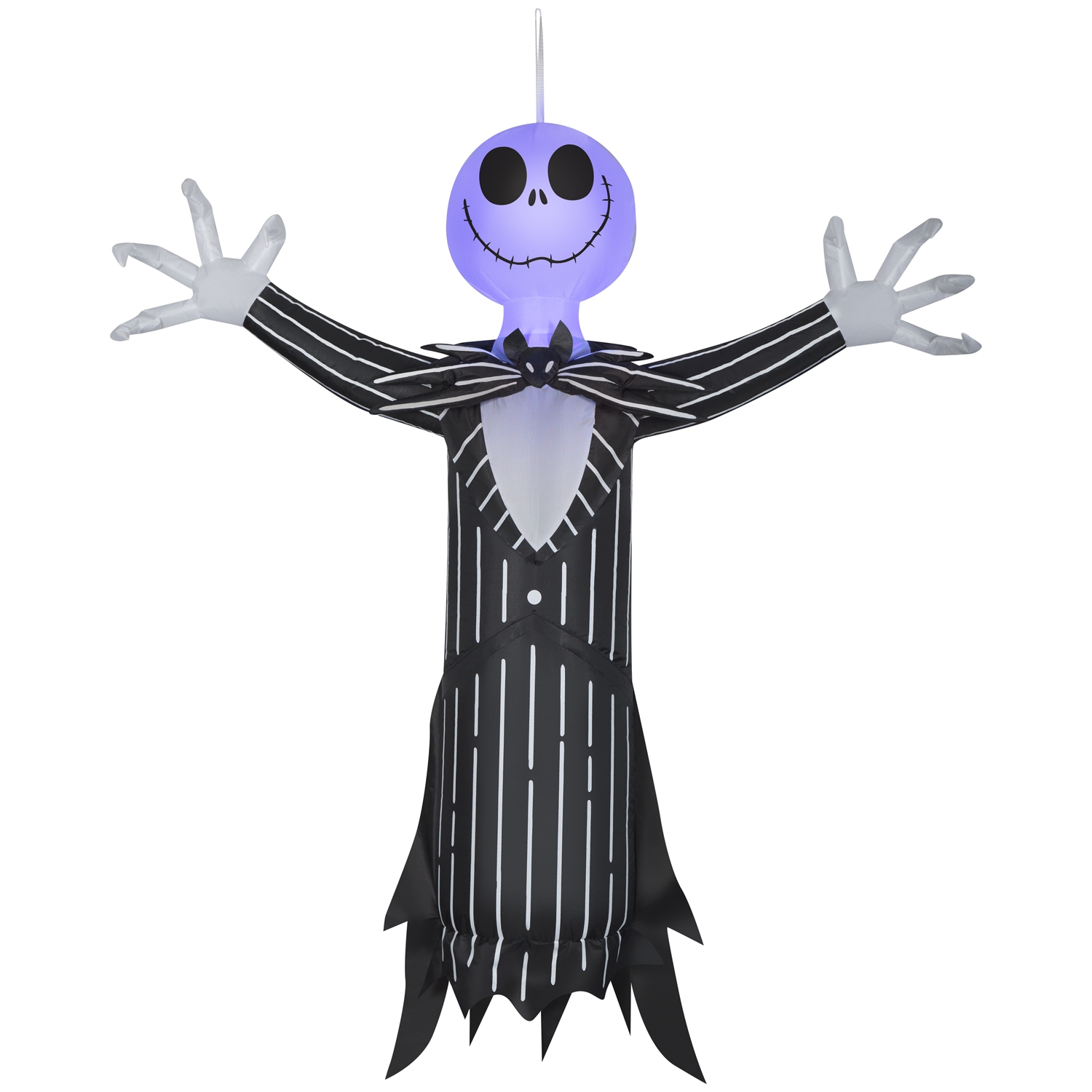 GEMMY INDUSTRIES Airblown® gonflable Halloween-Hanging Jack Skellington avec lumières clignotantes ©Disney 48"