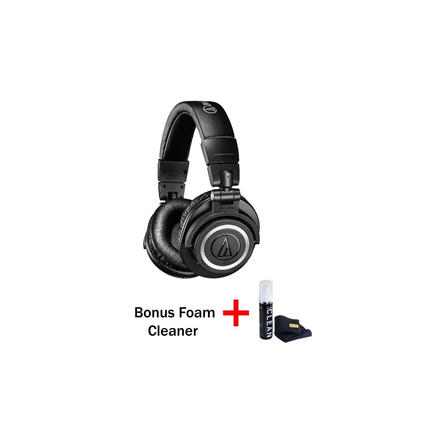 Audio-Technica ATH-M50xBT2 Wireless Over-Ear Headphones with Bonus Gadget Cleaner!
