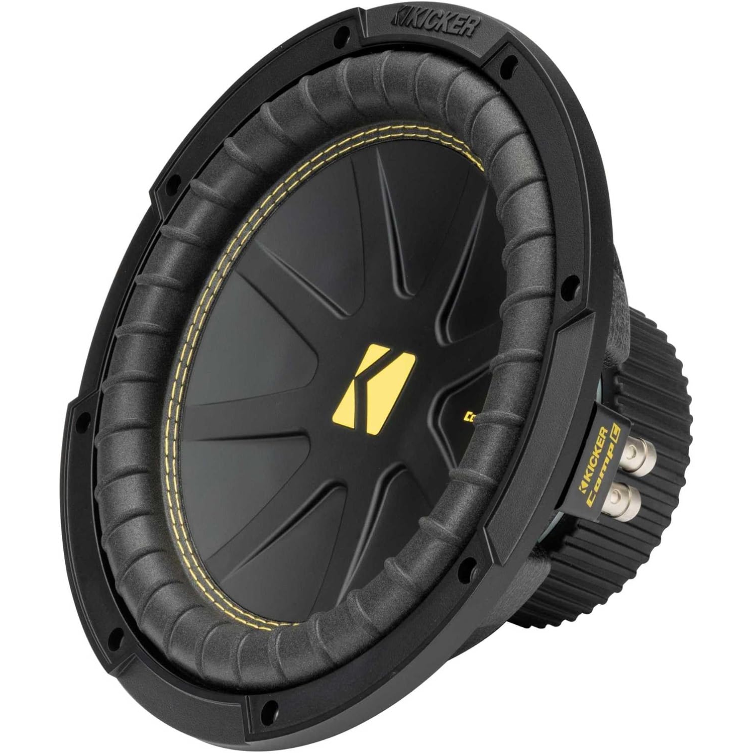 Kicker 50CWCD104 – haut-parleur d’extrêmes graves 4&nbsp;Ohm série CompC de 10 po