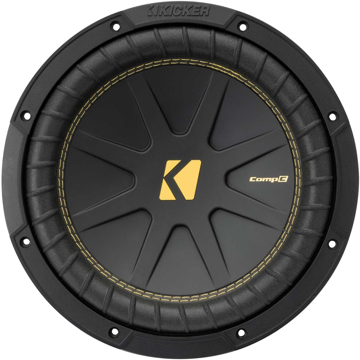 Kicker 50CWCD104 – haut-parleur d’extrêmes graves 4 Ohm série CompC de 10 po