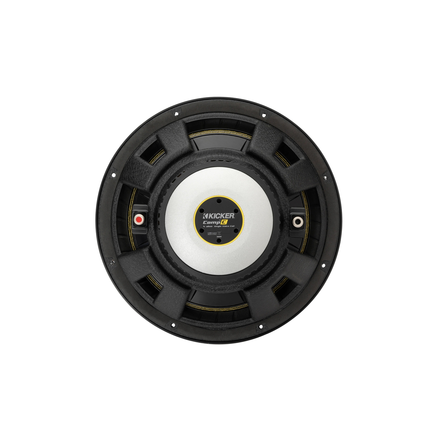 Kicker 50CWCS104 CompC 10" subwoofer, SVC, 4ohm, RoHS Compliant