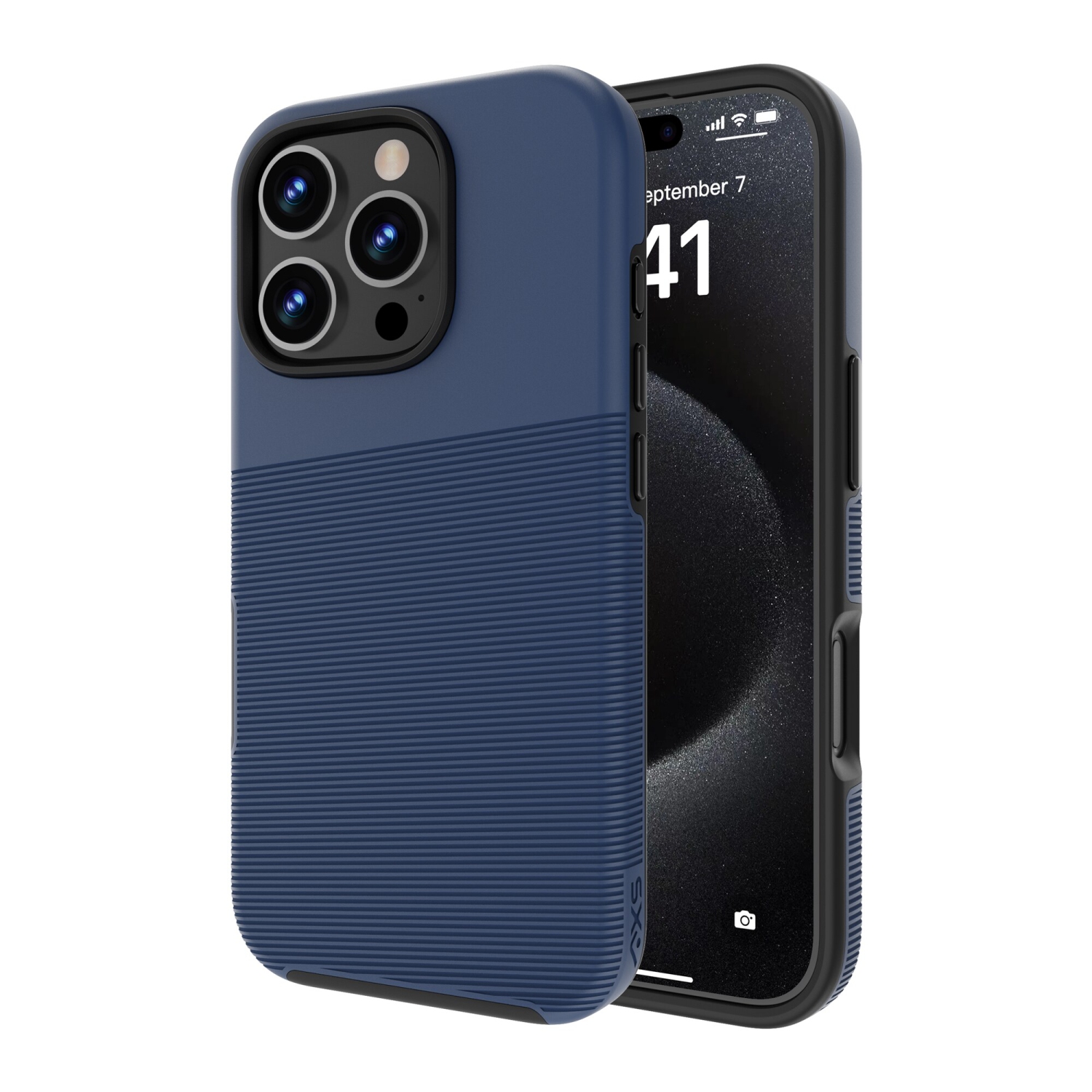 AXS PROTech Plus Dual-Layered Anti-Shock Sleek Case for Apple iPhone 16 Pro | Astral Blue