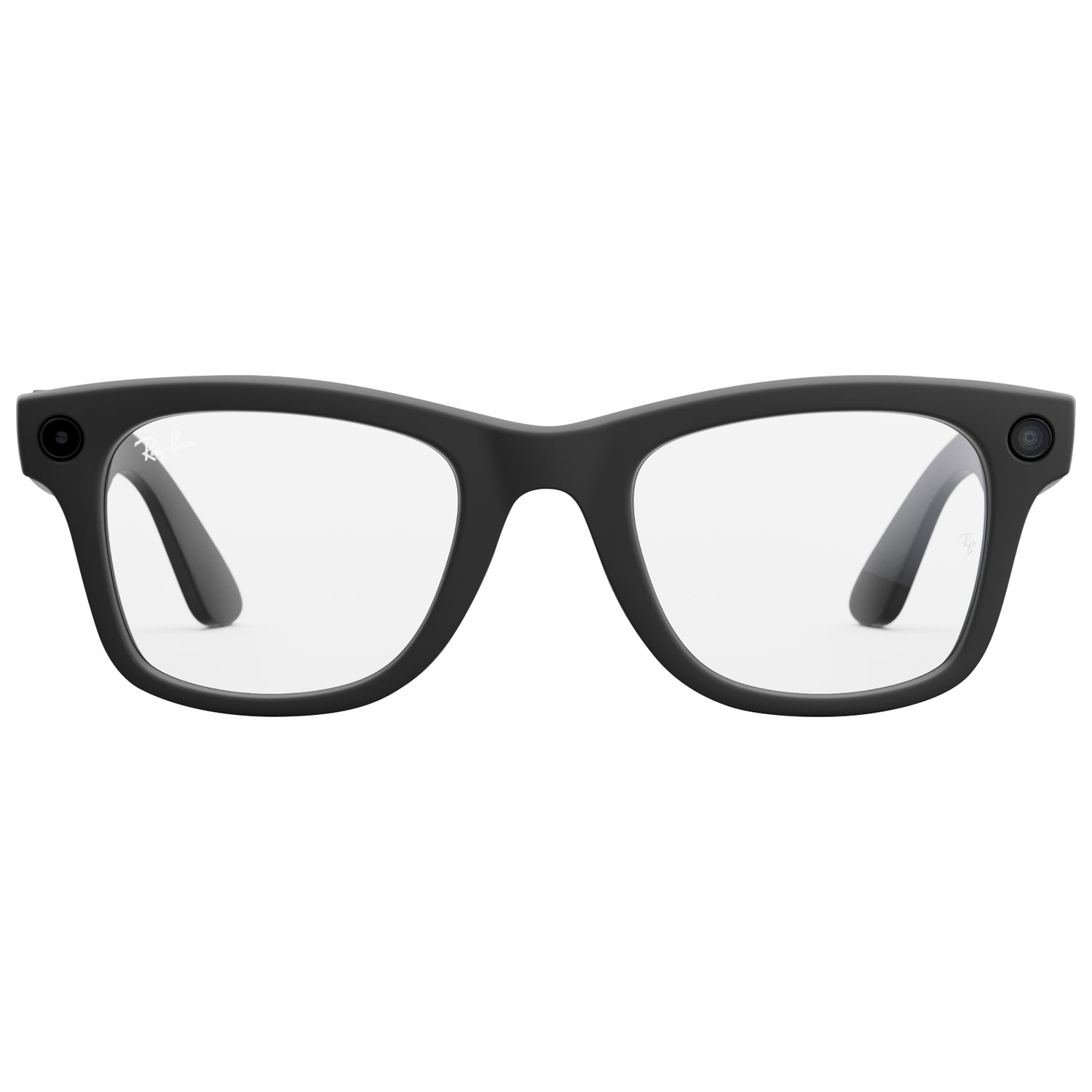Lunettes Wayfarer de Ray-Ban | Meta avec IA, photo, vidéo, audio et messagerie - Noir mat/Transitions transparents à vert graphite