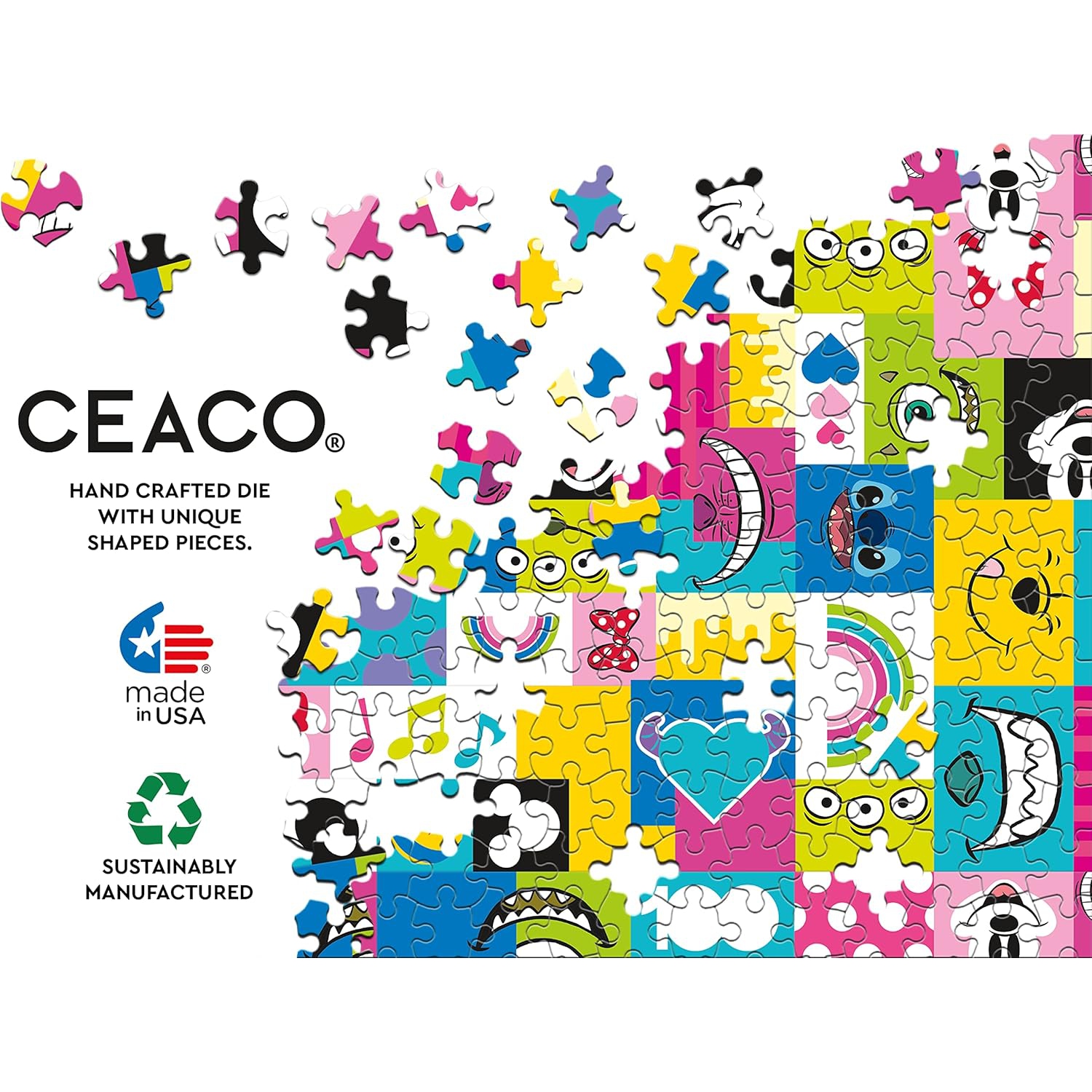 Ceaco - Disney 100 - Big Smiles - Casse-tête de 1000 pièces