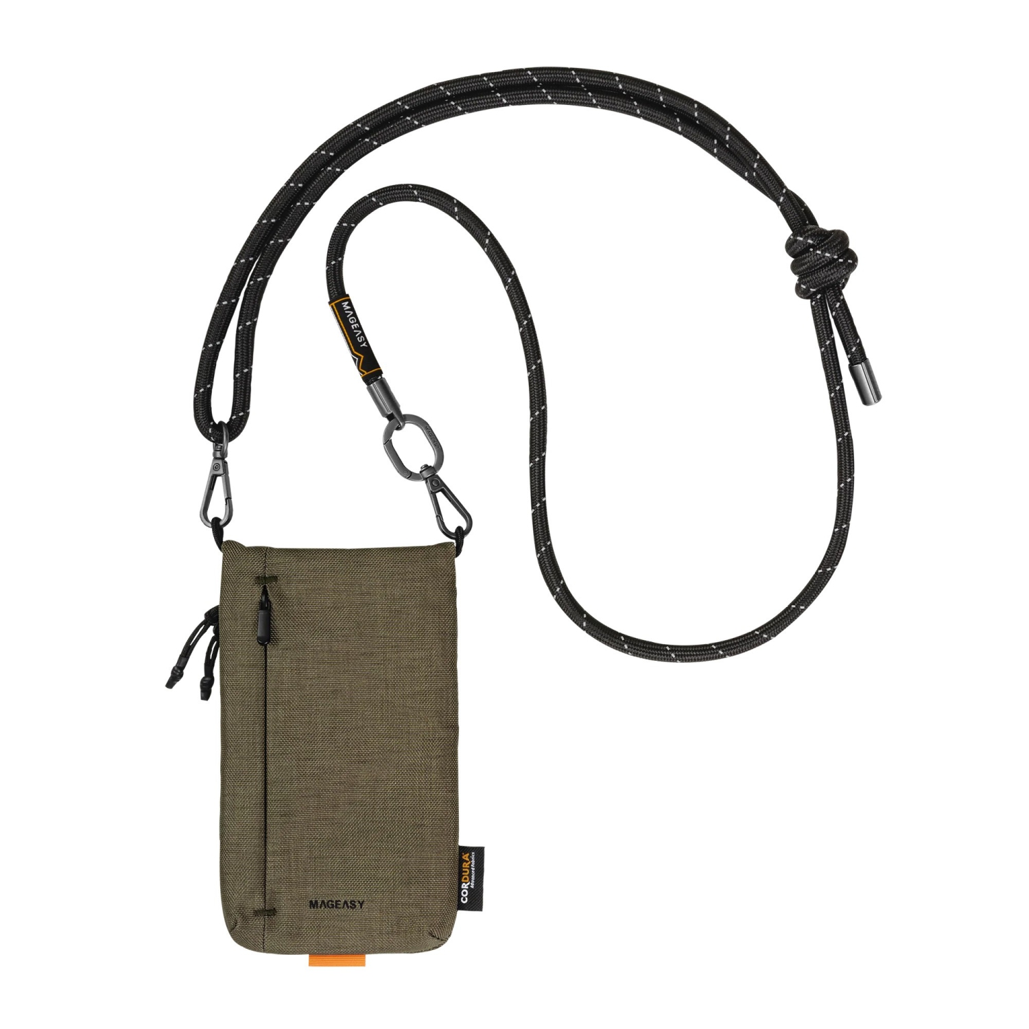 Universal MAGEASY 8.3mm Sacoche Utility Crossbody Bag Cordura + Strap - Green