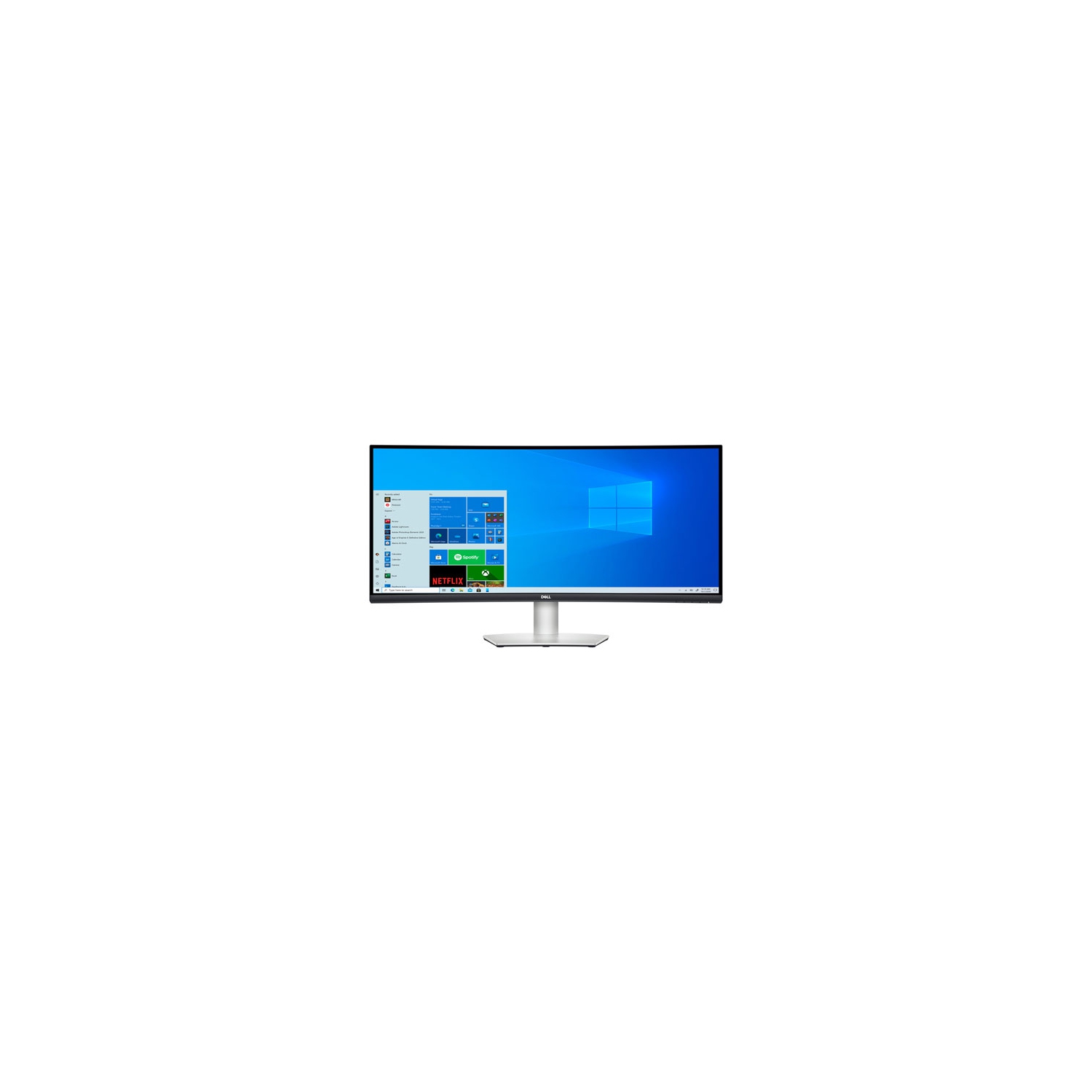 Dell 34" 1440pWQHD 100Hz 4ms Curved VA LEDFreeSync Gaming Monitor (S3422DW)-Platinum Silver