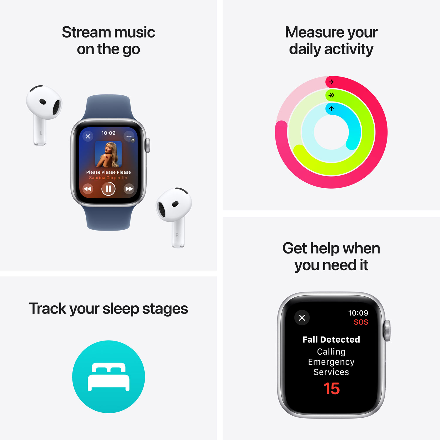 Buy Apple Watch SE GPS, 44mm Midnight Aluminium Case with