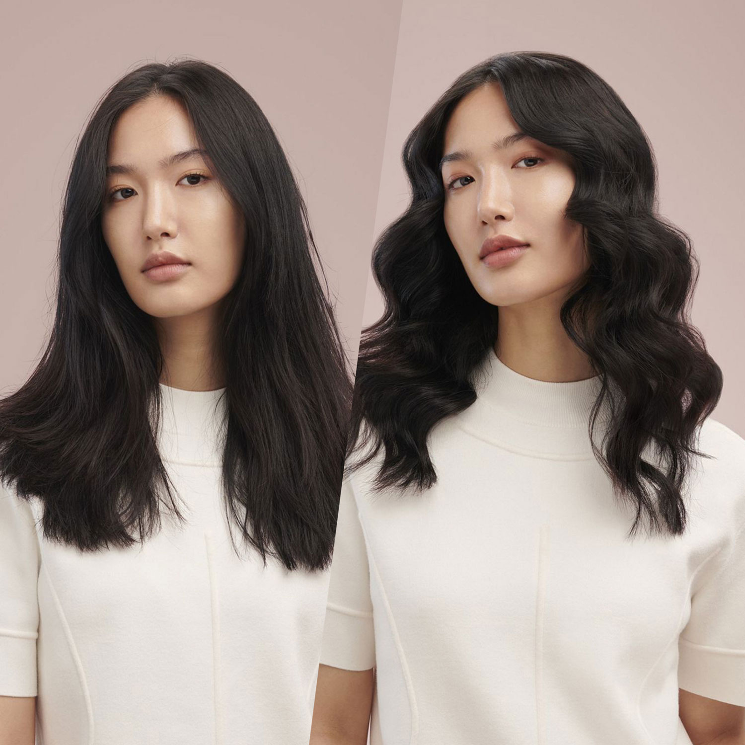 Fer à friser long Airwrap Styler Complete de Dyson - Édition spéciale - Bronze fraise/Rose blush