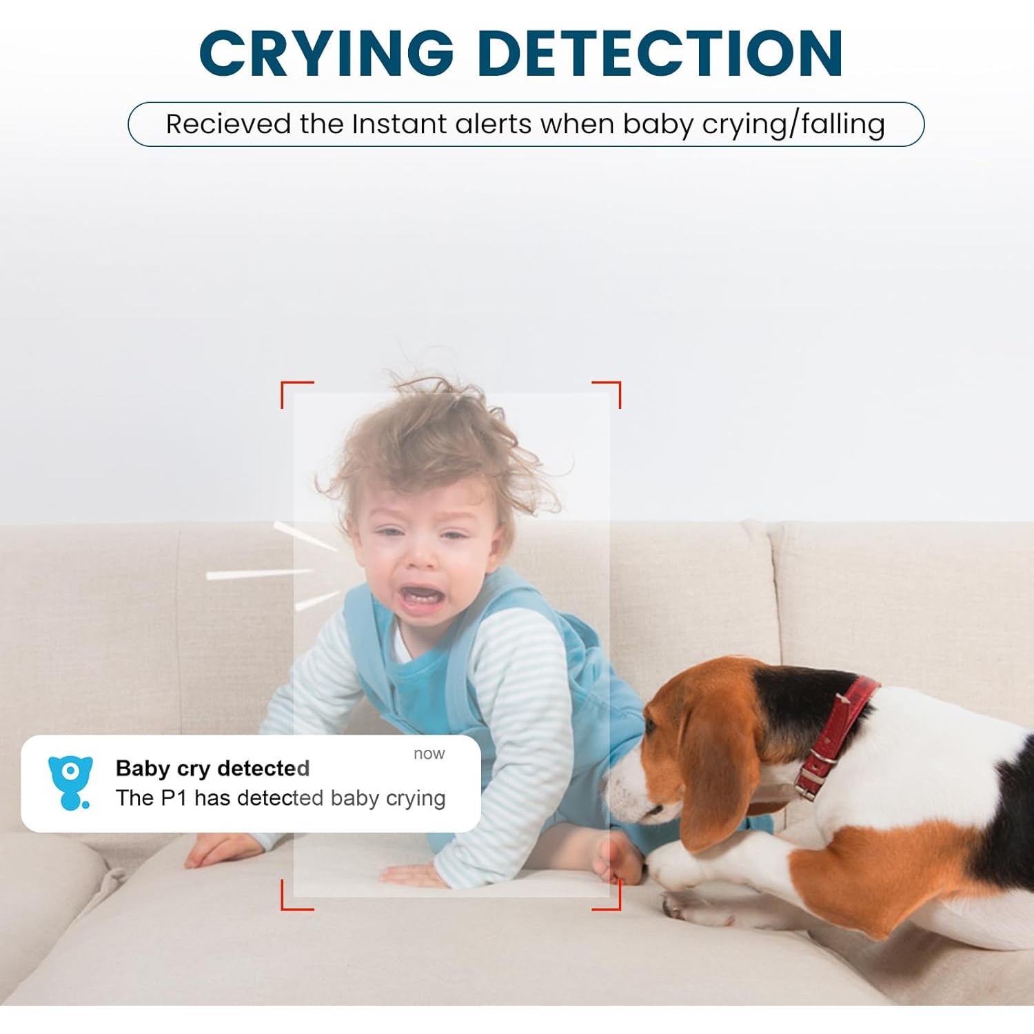 Camera Surveillance Interieur, 5ghz Security Cameras Indoor 5MP Pet Cameras Home Security Camera for Dog/Baby Monitor, Dual Band WiFi IP Camera