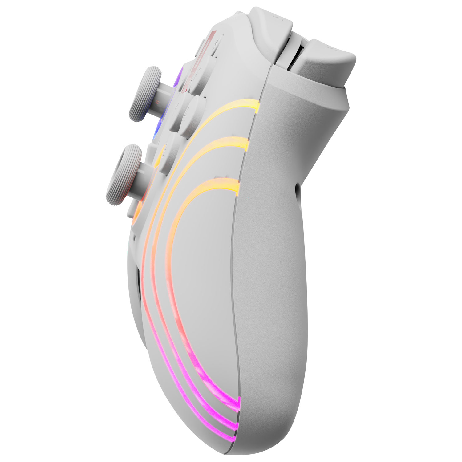 Manette de jeu sans fil Afterglow Wave RVB de PDP pour Switch - Blanc
