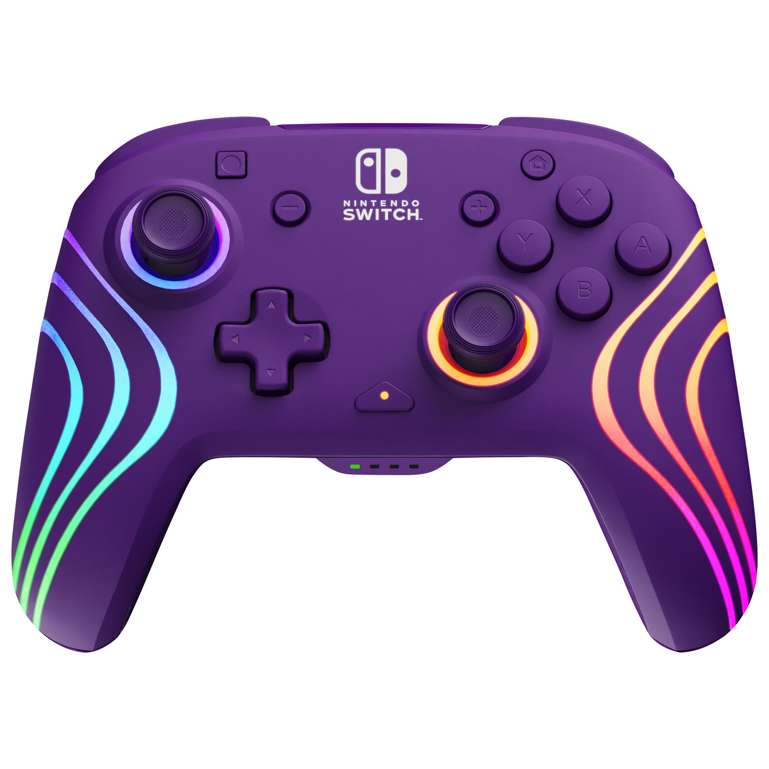 Manette de jeu sans fil Afterglow Wave RVB de PDP pour Switch - Violet