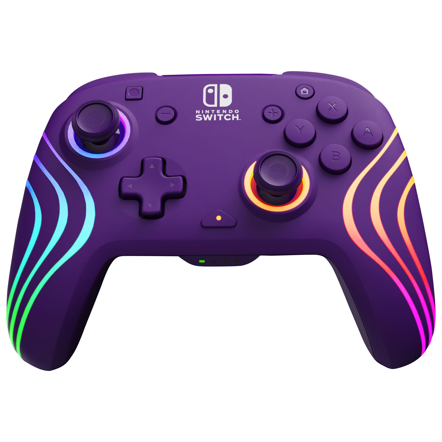 Manette de jeu sans fil Afterglow Wave RVB de PDP pour Switch - Violet