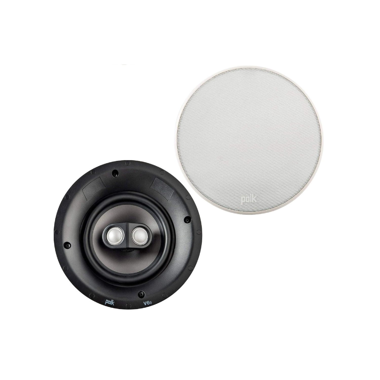 Polk Audio V6S Vanishing in-Ceiling Speakers with Magnetic Grilles (Pair) - Refurbished (Excellent)