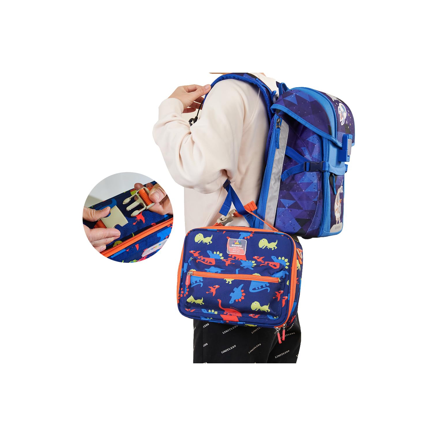 Sunveno Kids Lunch Box Cooler Bag