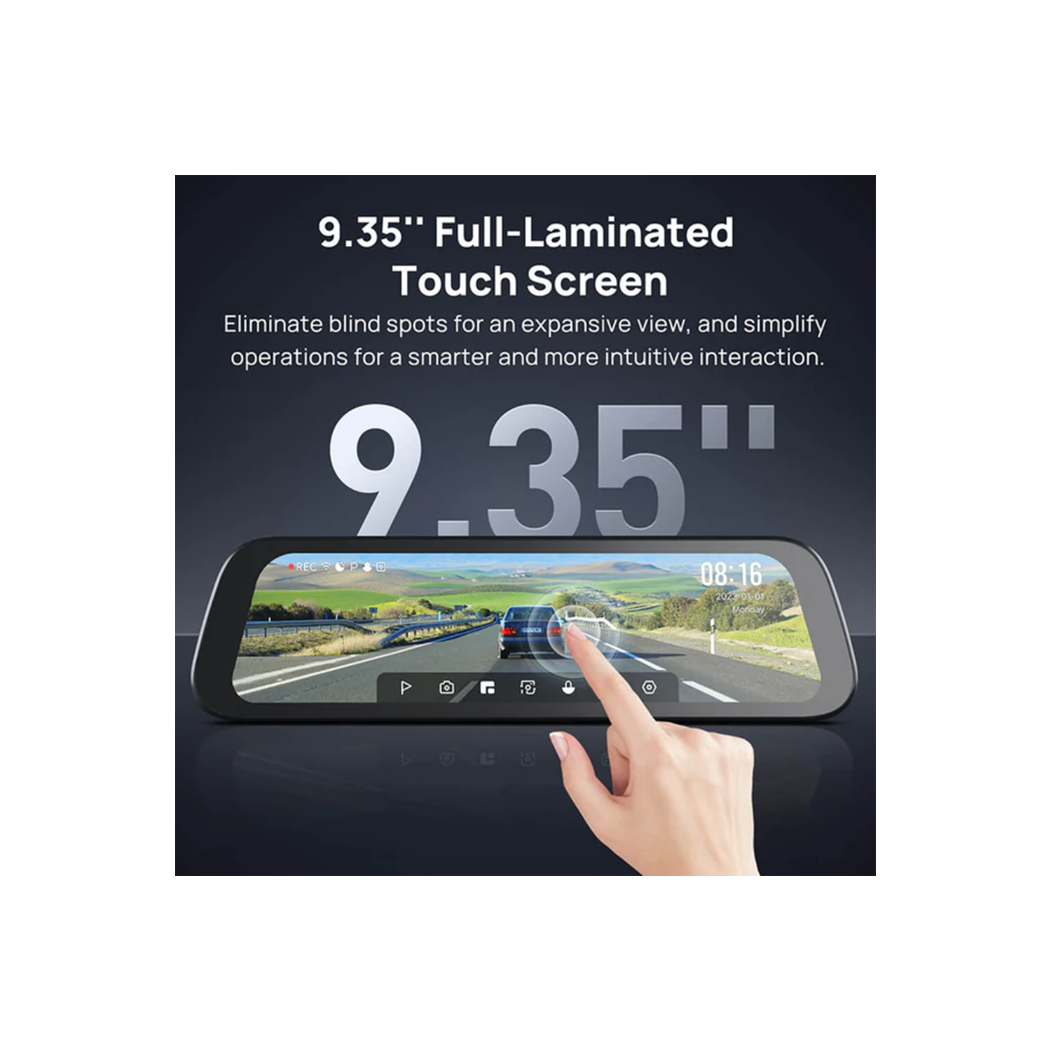 70mai Rearview Dash Cam S500 Set