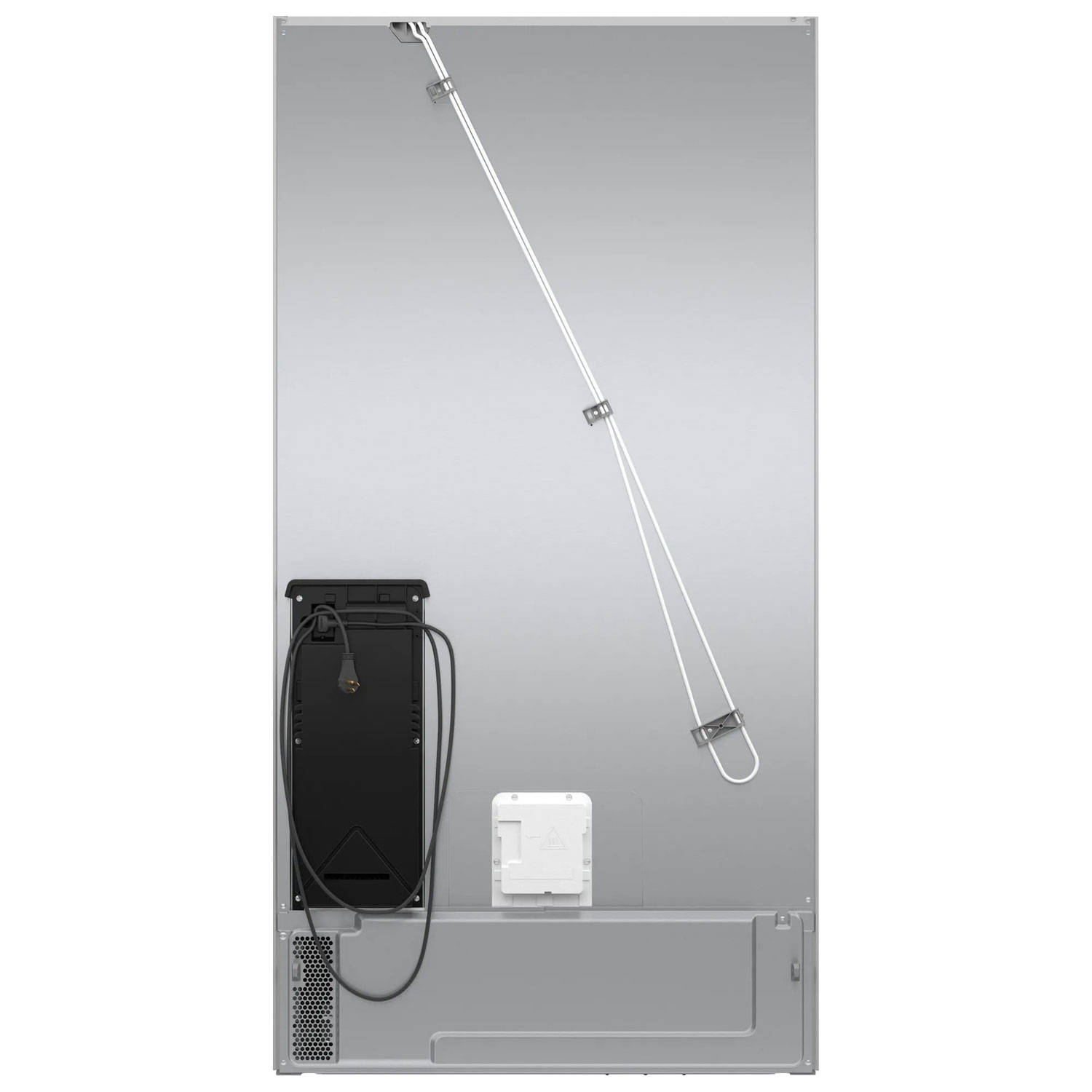 Réfrigérateur 2 portes 26 pi³ 36 po à distributeur d'eau et de glaçons de Bosch - Inox