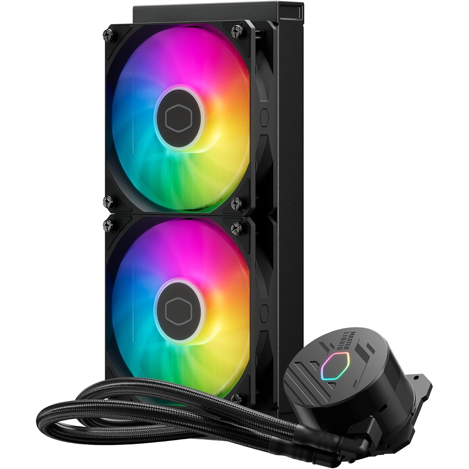 Cooler Master MasterLiquid 240&nbsp;L Core, pompe double chambre Gen S, refroidisseur liquide tout-en-un ARGB 240&nbsp;mm