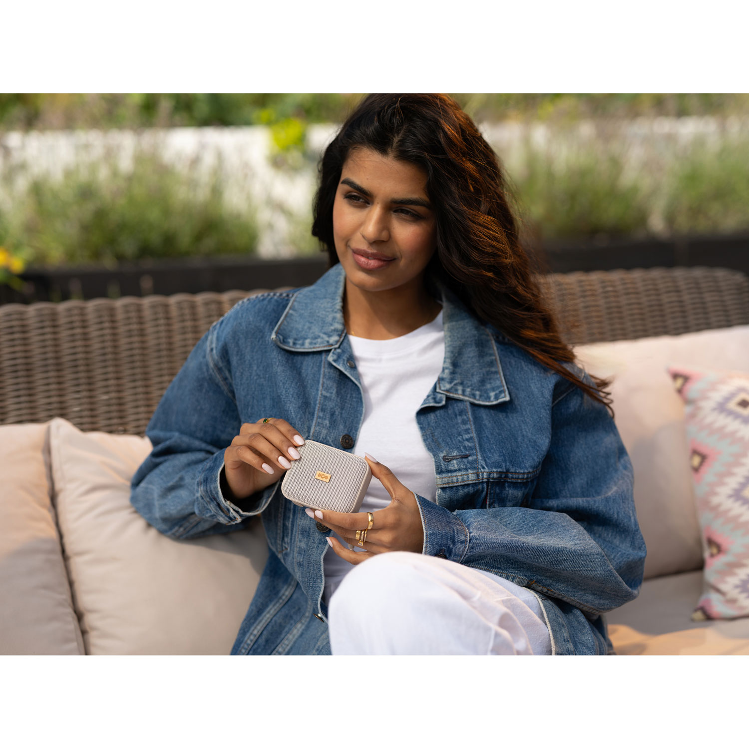 Haut-parleur sans fil Bluetooth Jammin de House of Marley - Crème