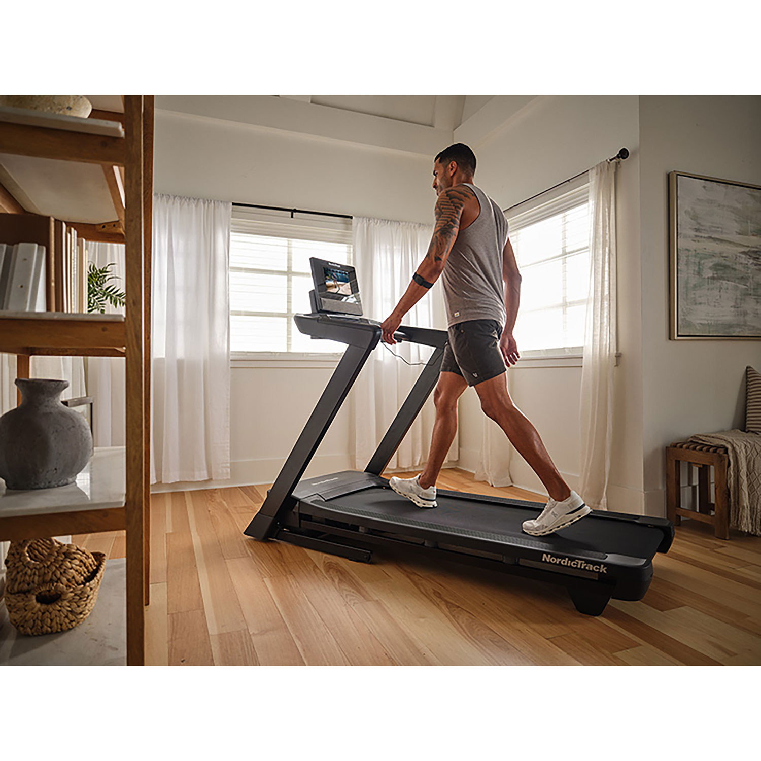 NordicTrack T Series 10 Treadmill with 10" Tilting Touchscreen Display