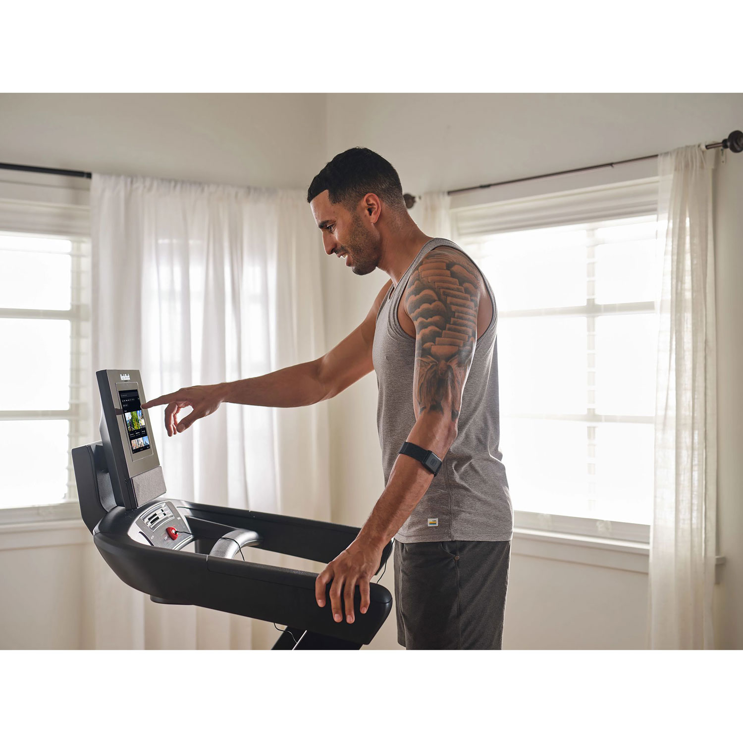 NordicTrack T Series 10 Treadmill with 10" Tilting Touchscreen Display