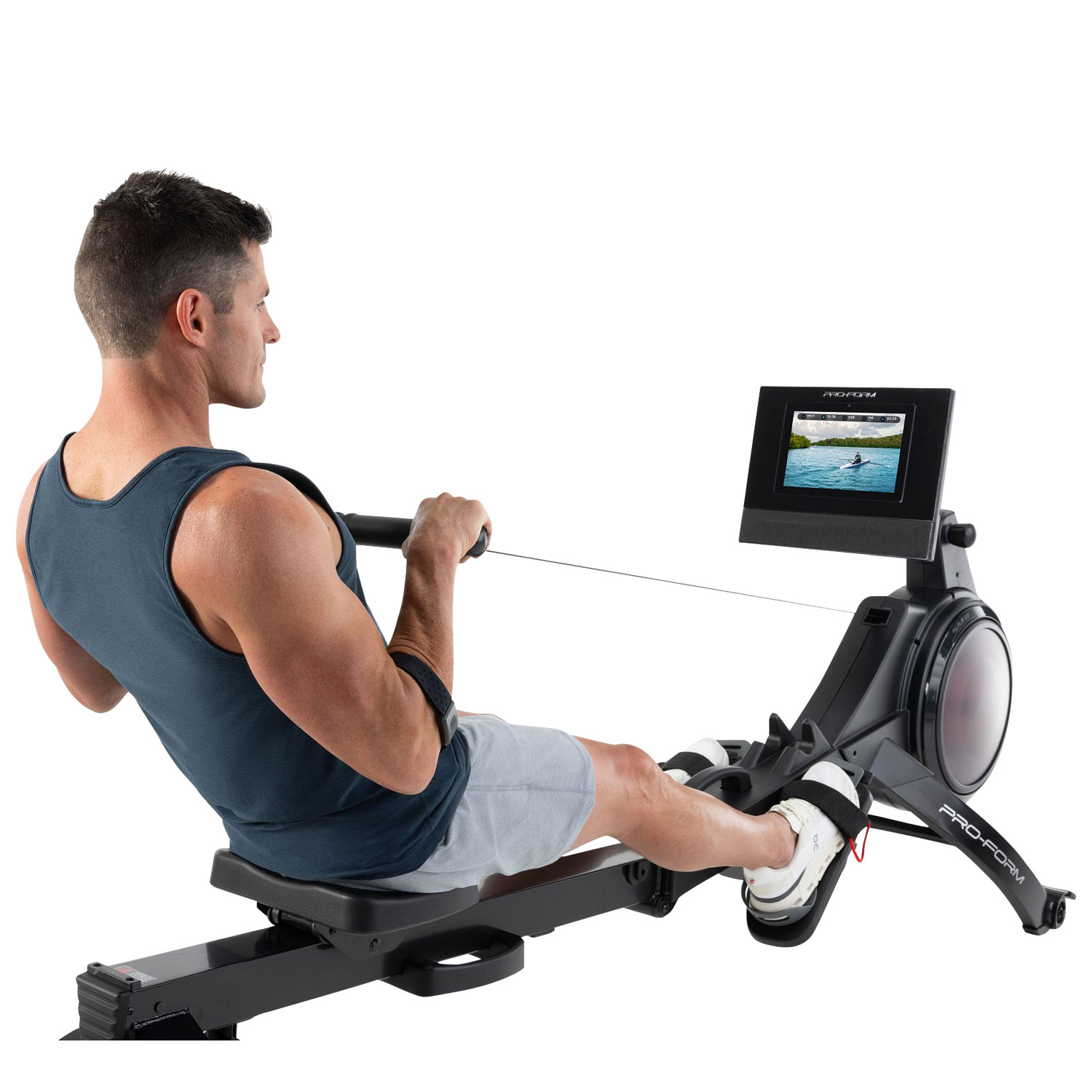 ProForm Carbon Pro10 Rower with 10" Touchscreen Display