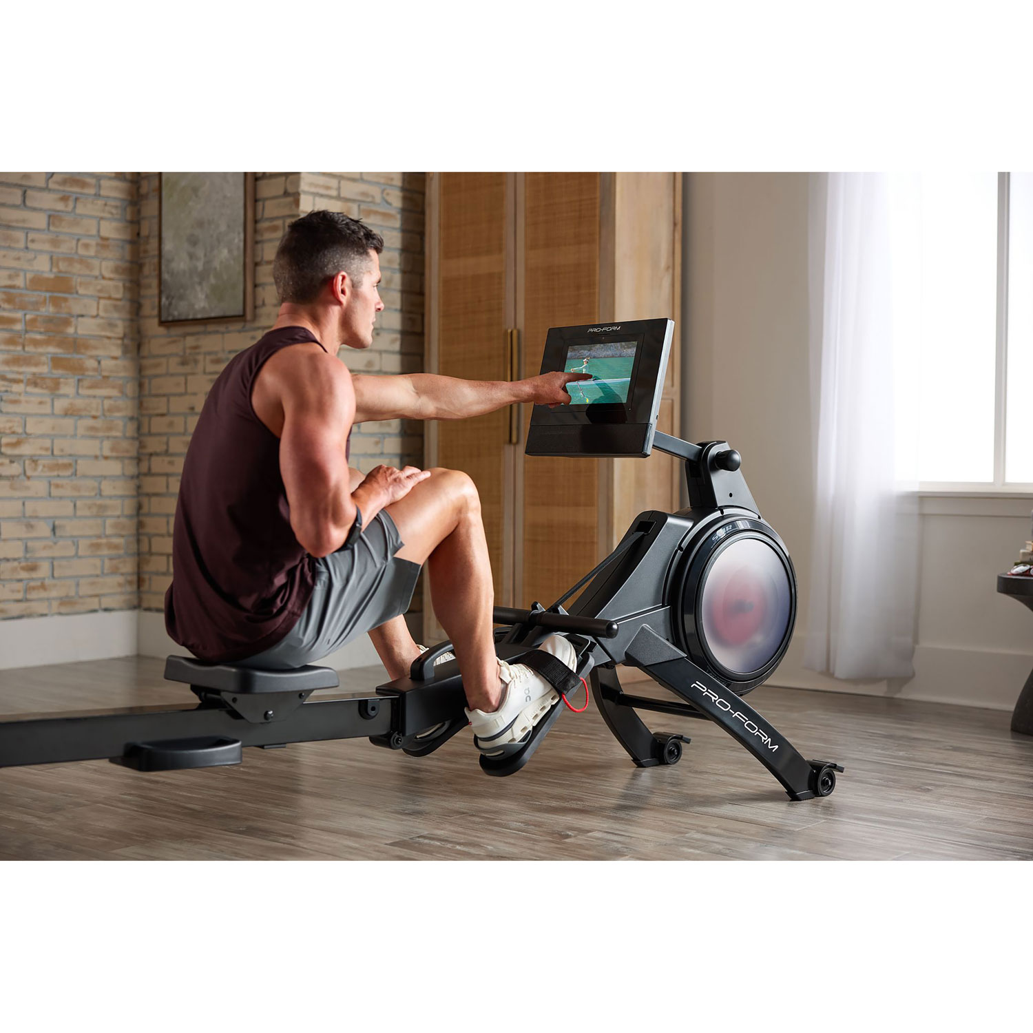 ProForm Carbon Pro10 Rower with 10" Touchscreen Display