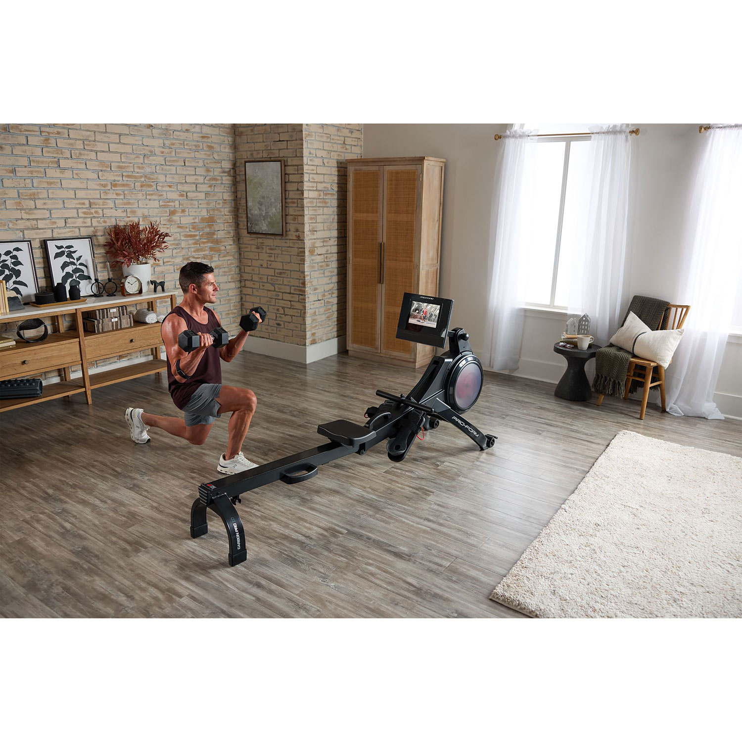 ProForm Carbon Pro10 Rower with 10" Touchscreen Display