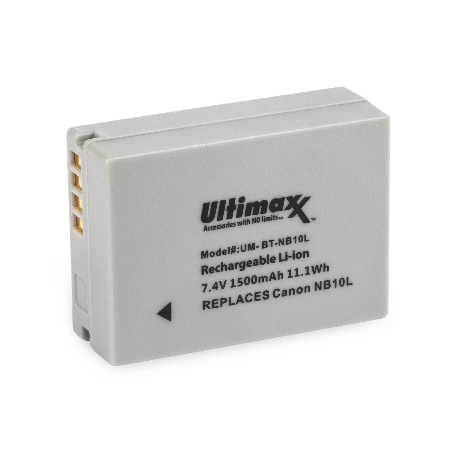 Replacement NB-10L 1500mAh Lithium Ion Battery for Canon PowerShot G15 G16 G1 X