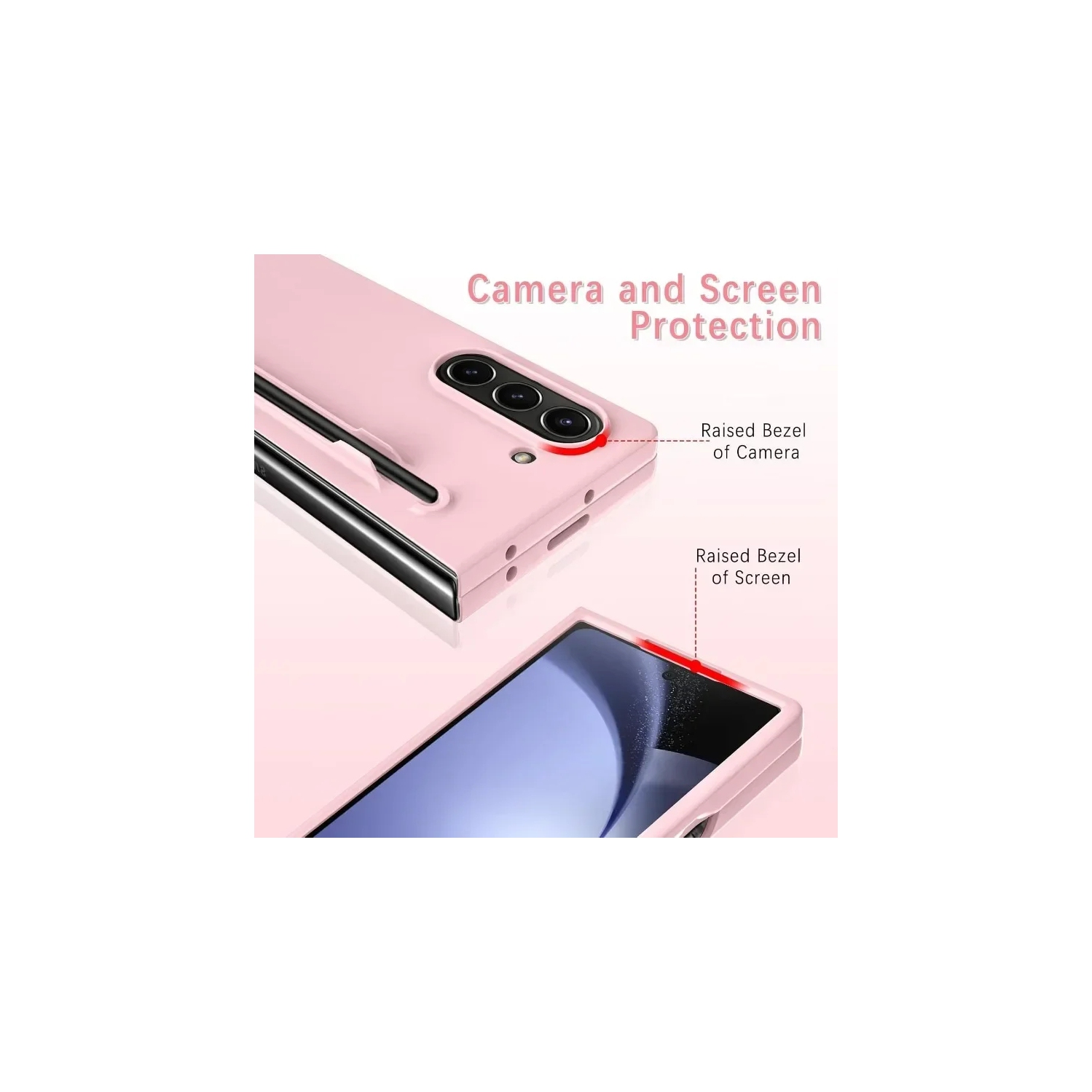 For Samsung Galaxy Z Fold 4 Slim Matte PC Shockproof Phone Cases With S Pen -Purple