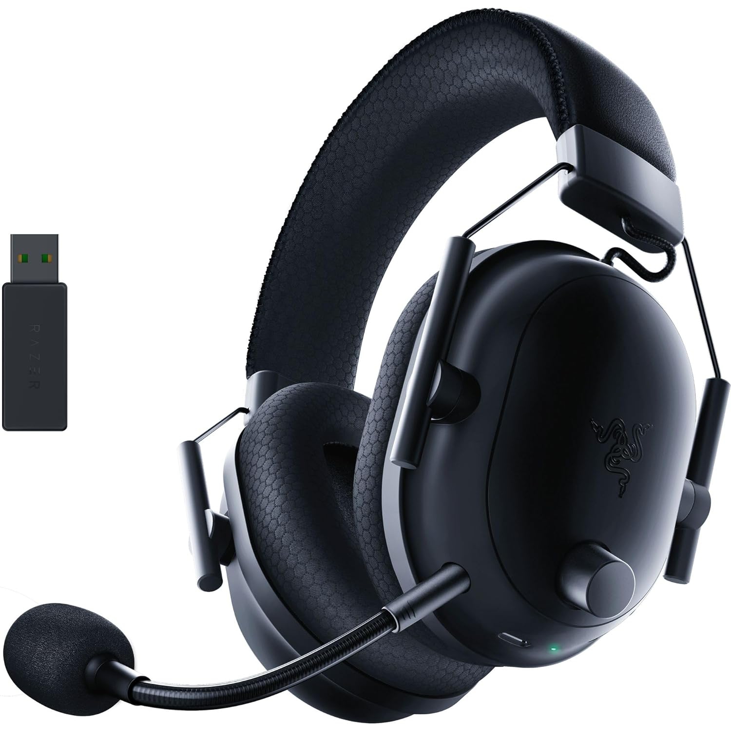 Razer BlackShark V2 Pro Wireless Gaming Headset: Wideband Mic - Pro-Tuned FPS Profiles - 50mm Drivers - Comfortable Noise Isolating Earcups - 70 Hr Battery - Bluetooth - for PC, PS